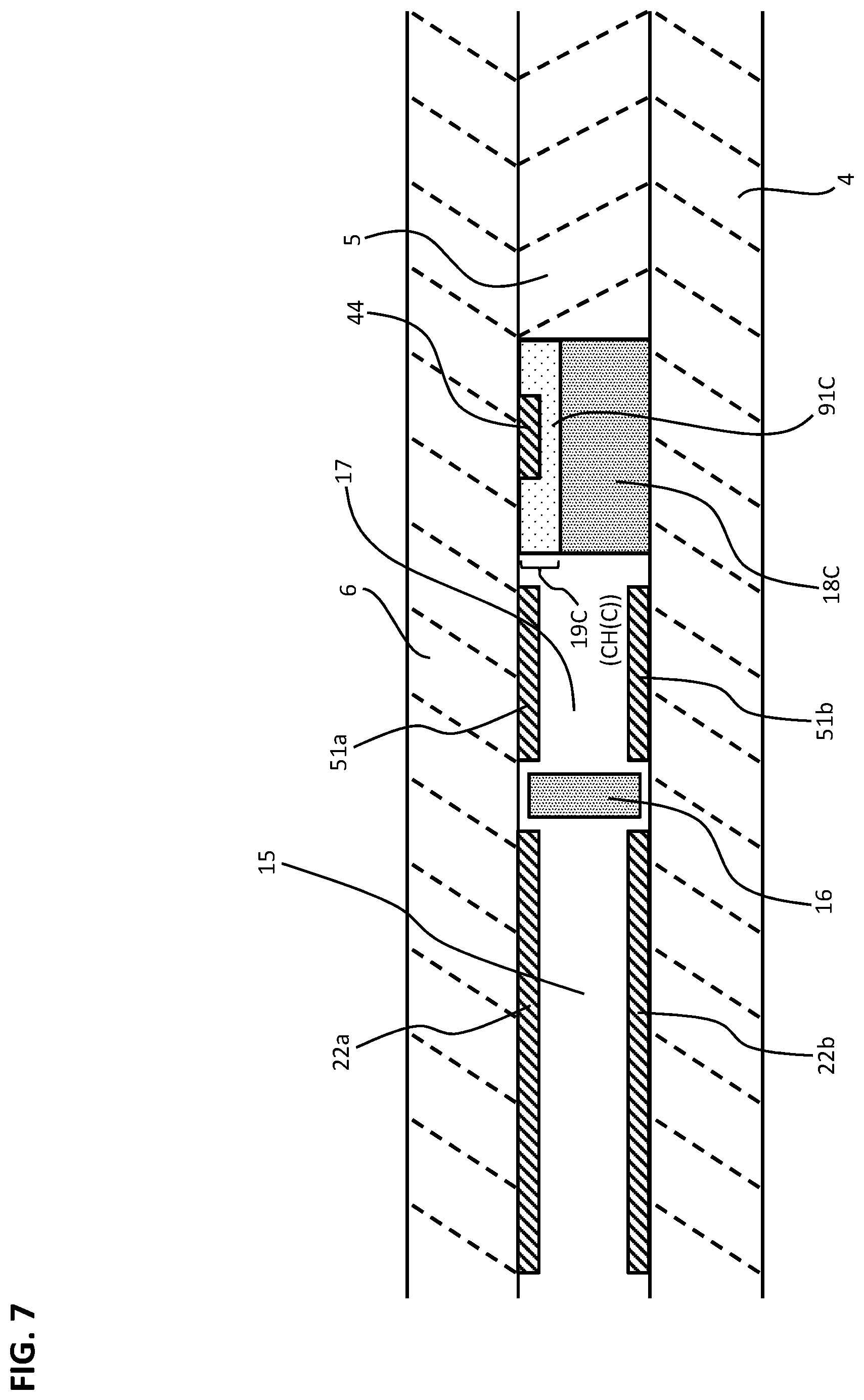 Patent US12590919 Figure 7 – Gas sensor element and gas sensor