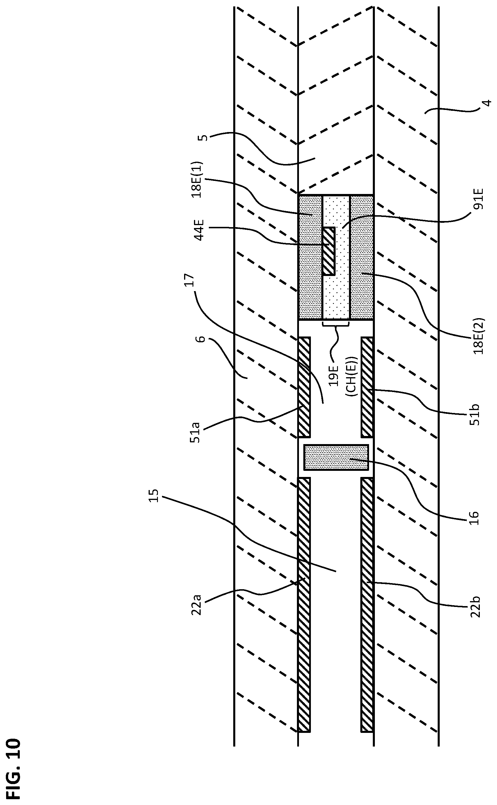 Patent US12590919 Figure 10 – Gas sensor element and gas sensor