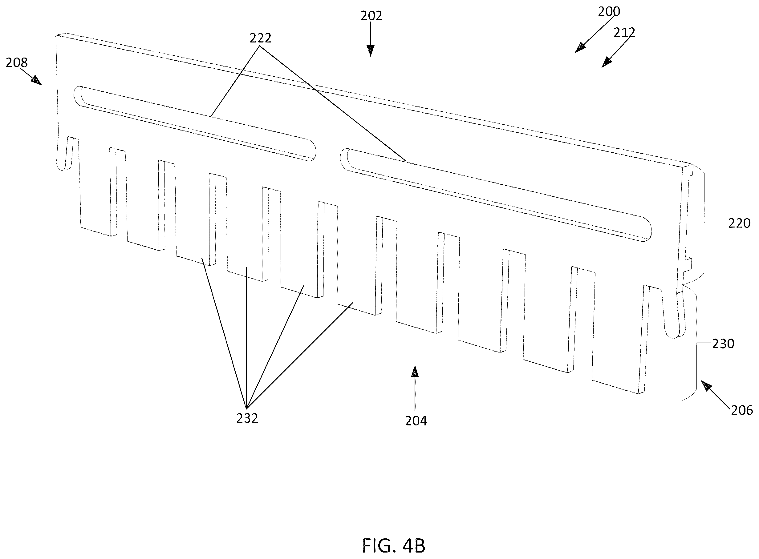Patent US12590923 Figure 5 – Removal tool for extracting a sample well comb from electrophoretic gels