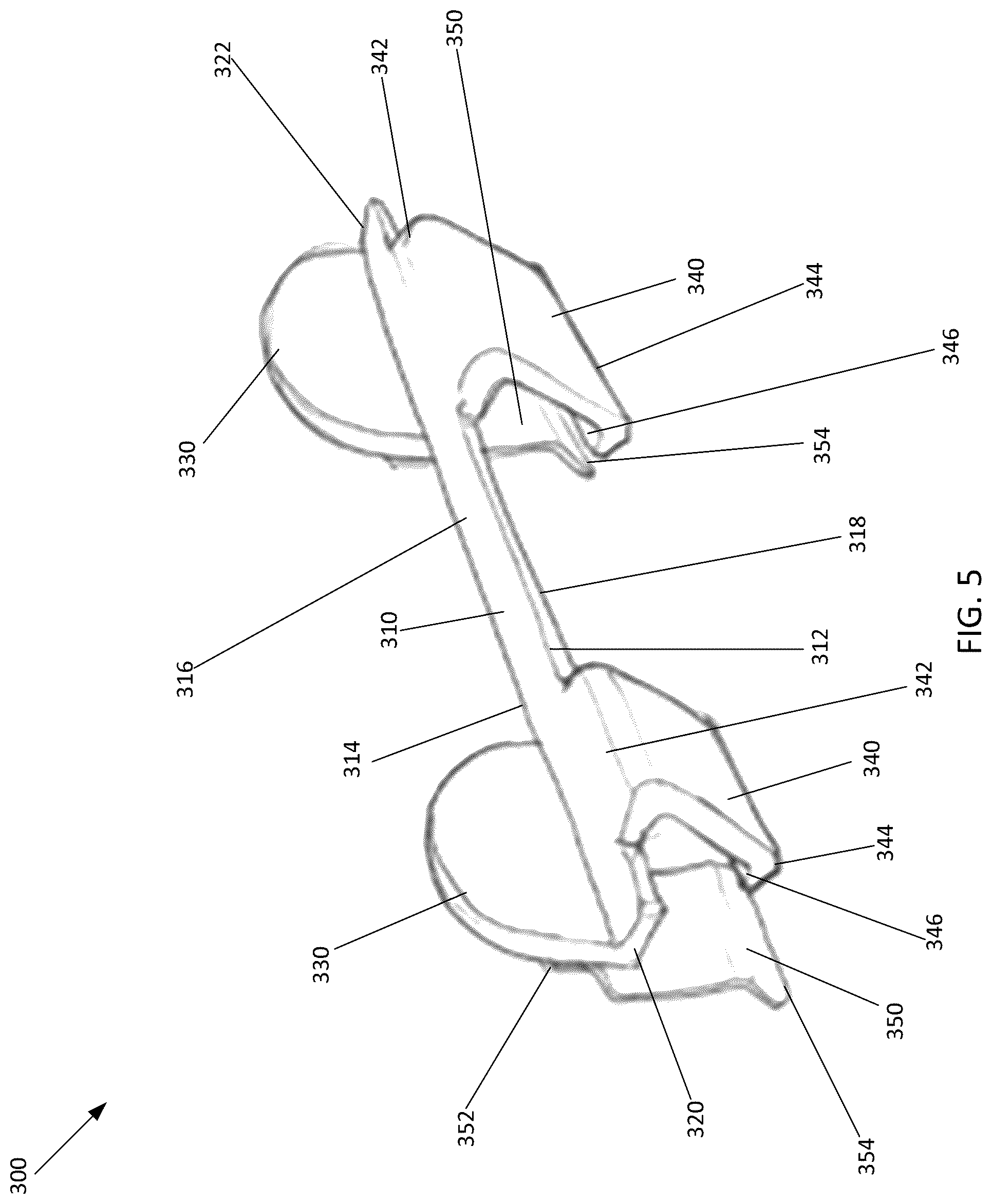 Patent US12590923 Figure 6 – Removal tool for extracting a sample well comb from electrophoretic gels