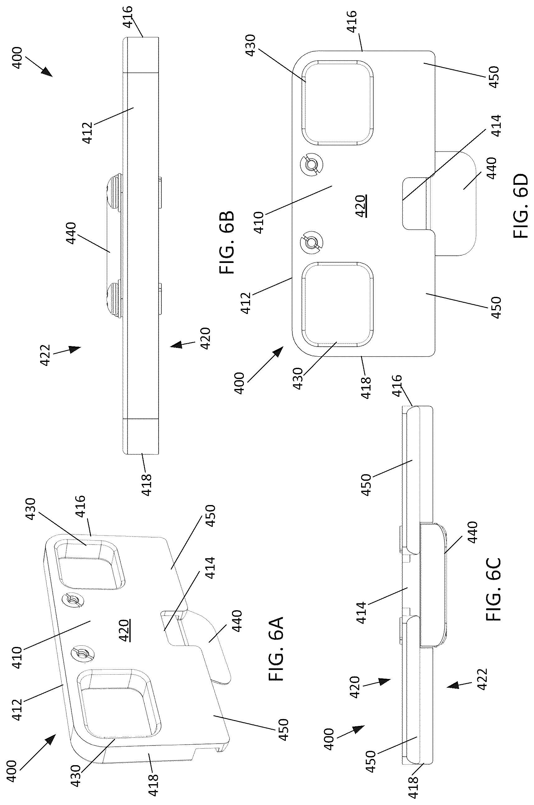 Patent US12590923 Figure 7 – Removal tool for extracting a sample well comb from electrophoretic gels