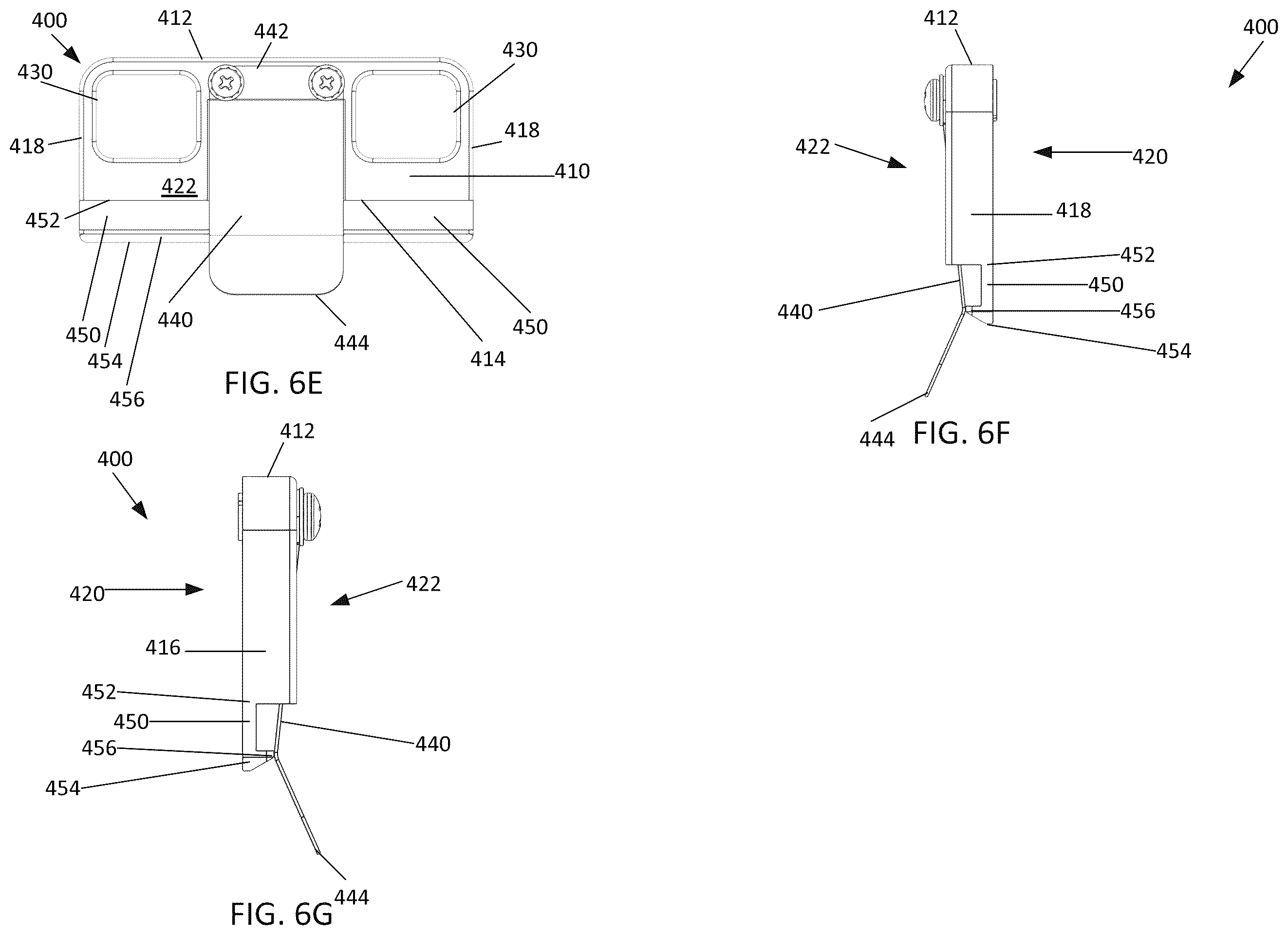 Patent US12590923 Figure 8 – Removal tool for extracting a sample well comb from electrophoretic gels