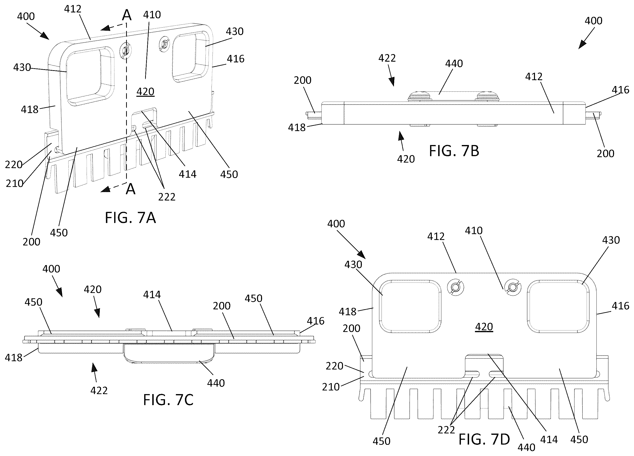 Patent US12590923 Figure 9 – Removal tool for extracting a sample well comb from electrophoretic gels