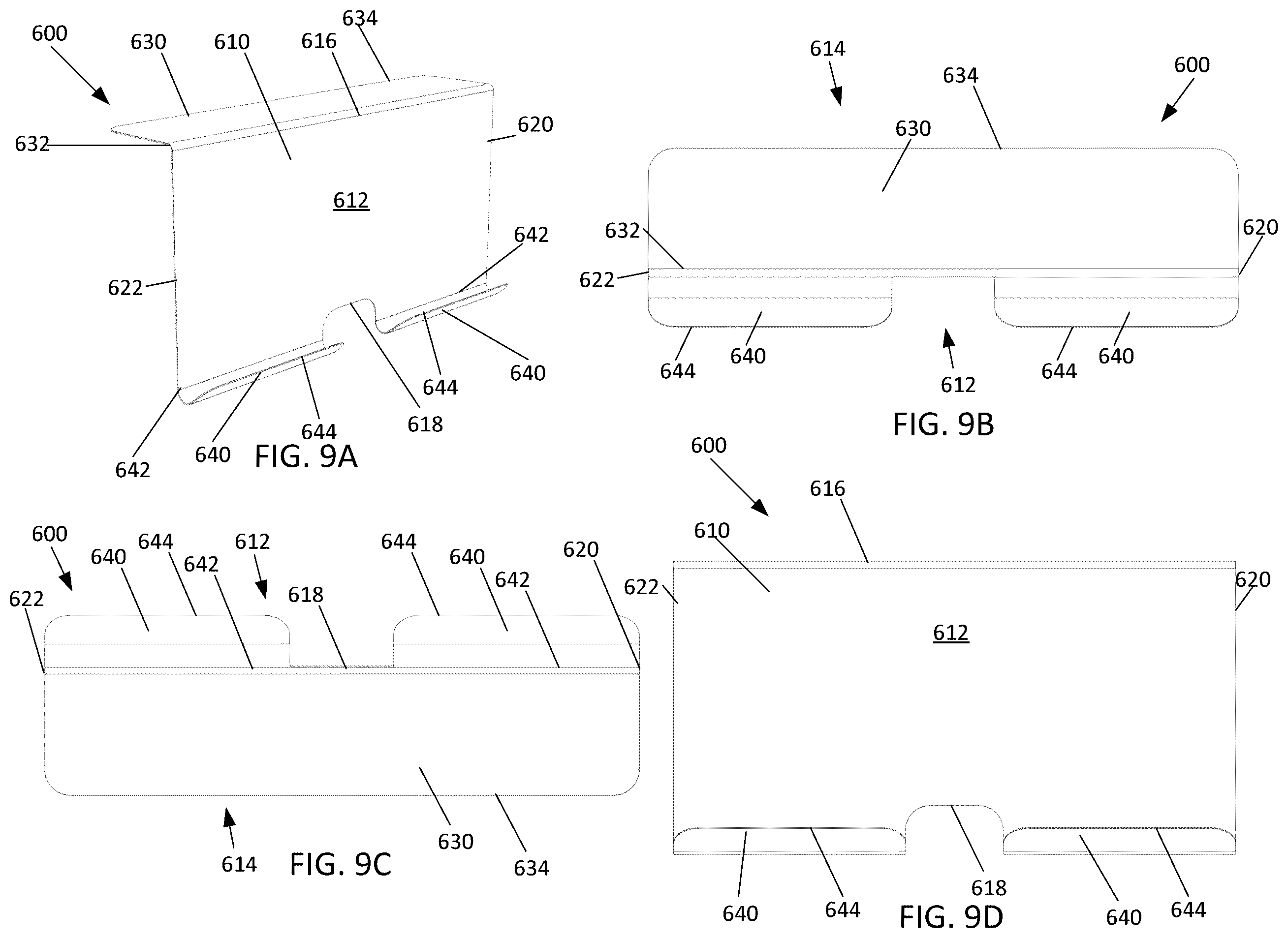 Patent US12590923 Figure 12 – Removal tool for extracting a sample well comb from electrophoretic gels
