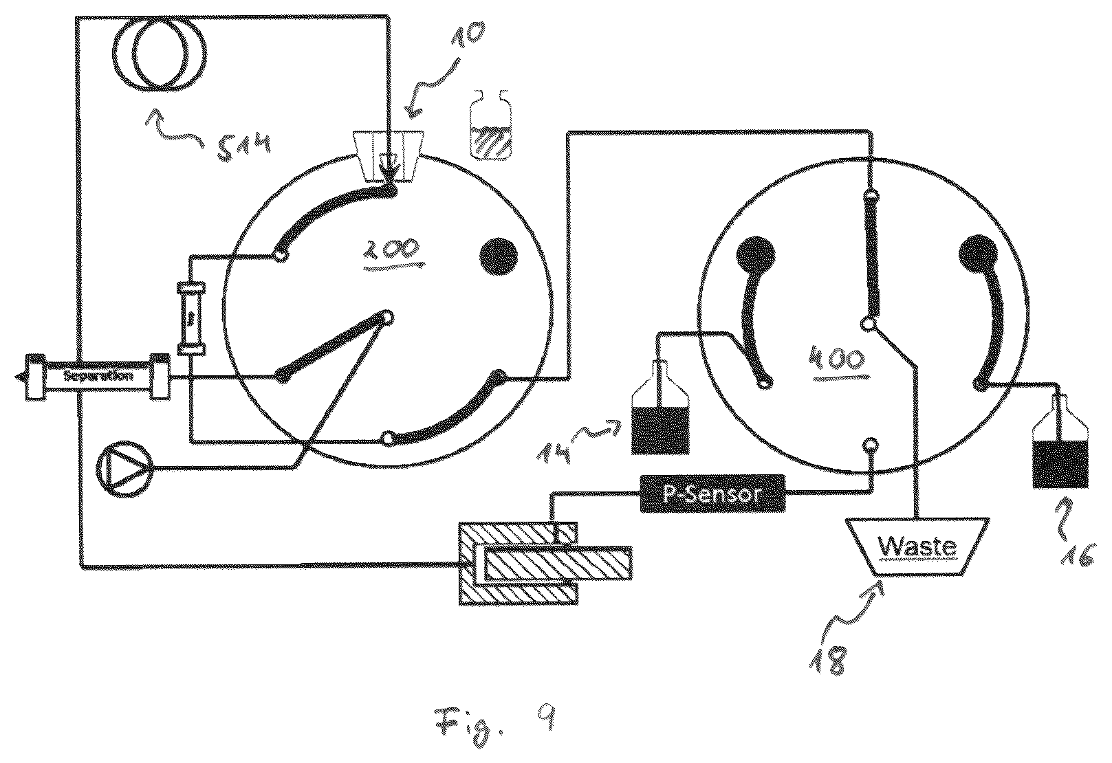 Patent US12590932 Figure 6 – Method of introducing a sample into a separation column and corresponding system