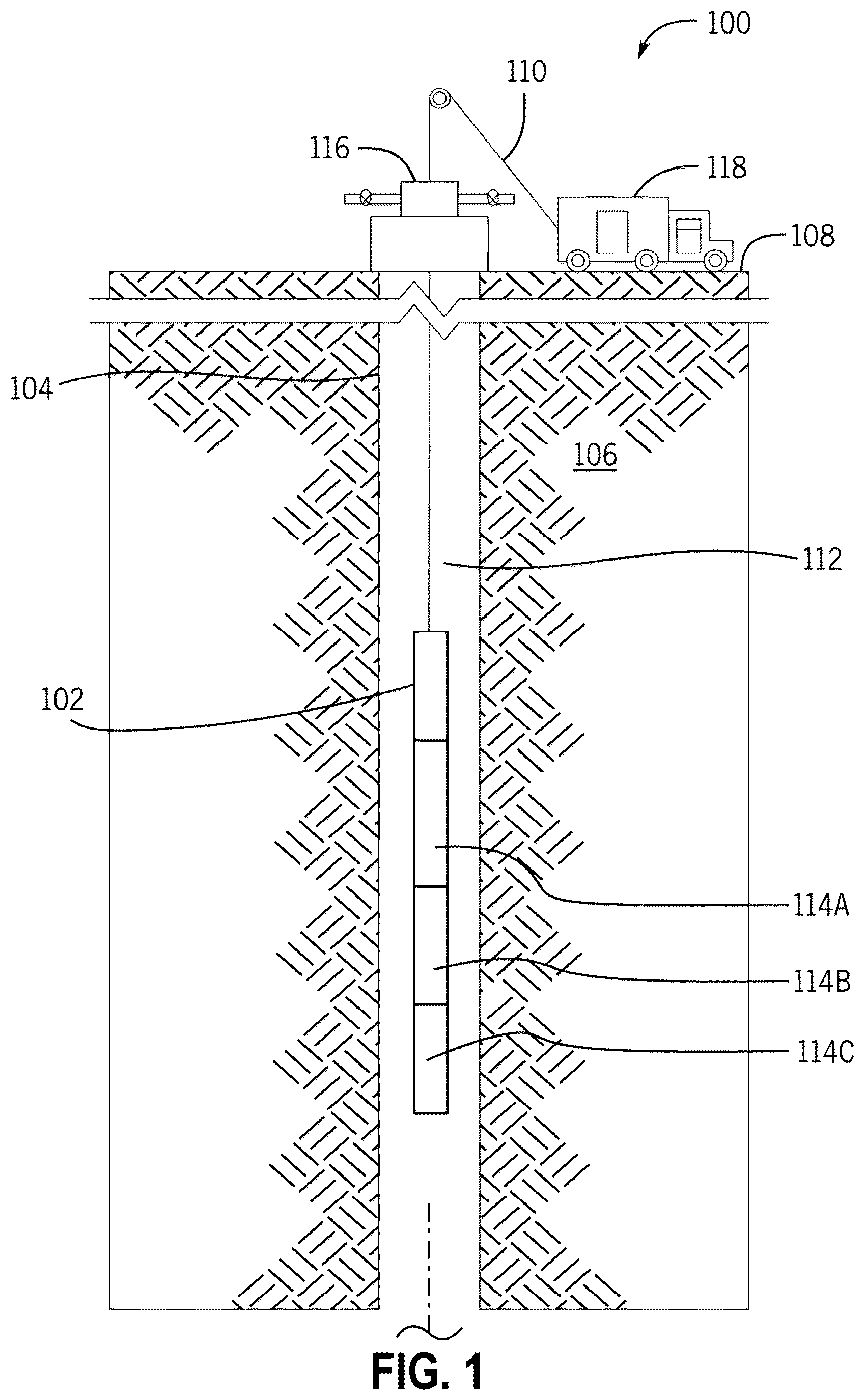 Patent US12590940 Figure 1 – System and method for estimating reservoir fluid contamination