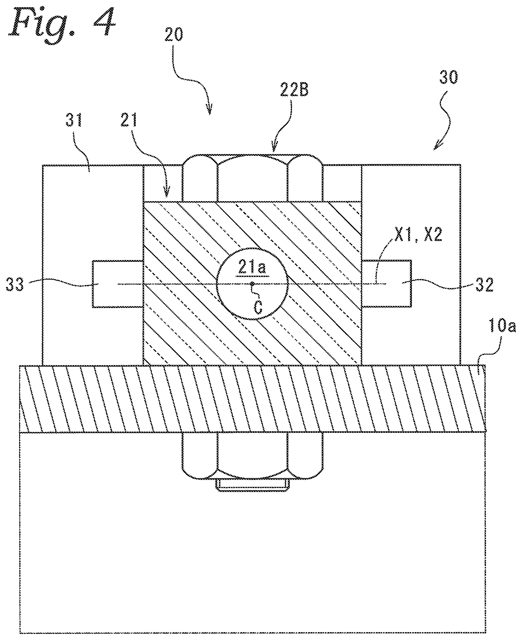 Patent US12590943 Figure 4 – Liquid sensor and hydraulic unit