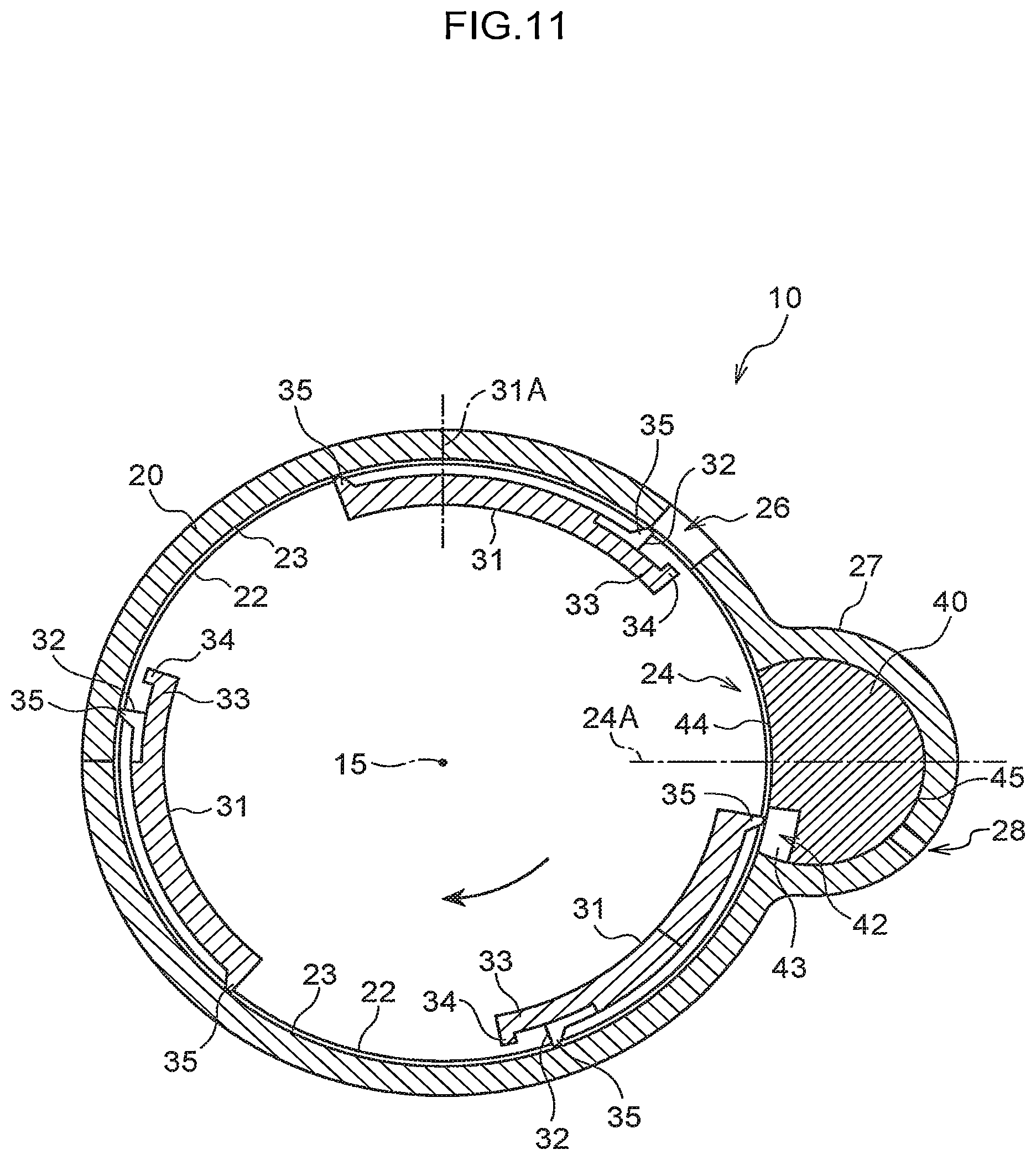 Patent US12590946 Figure 13 – Test strip container and test strip discharging mechanism