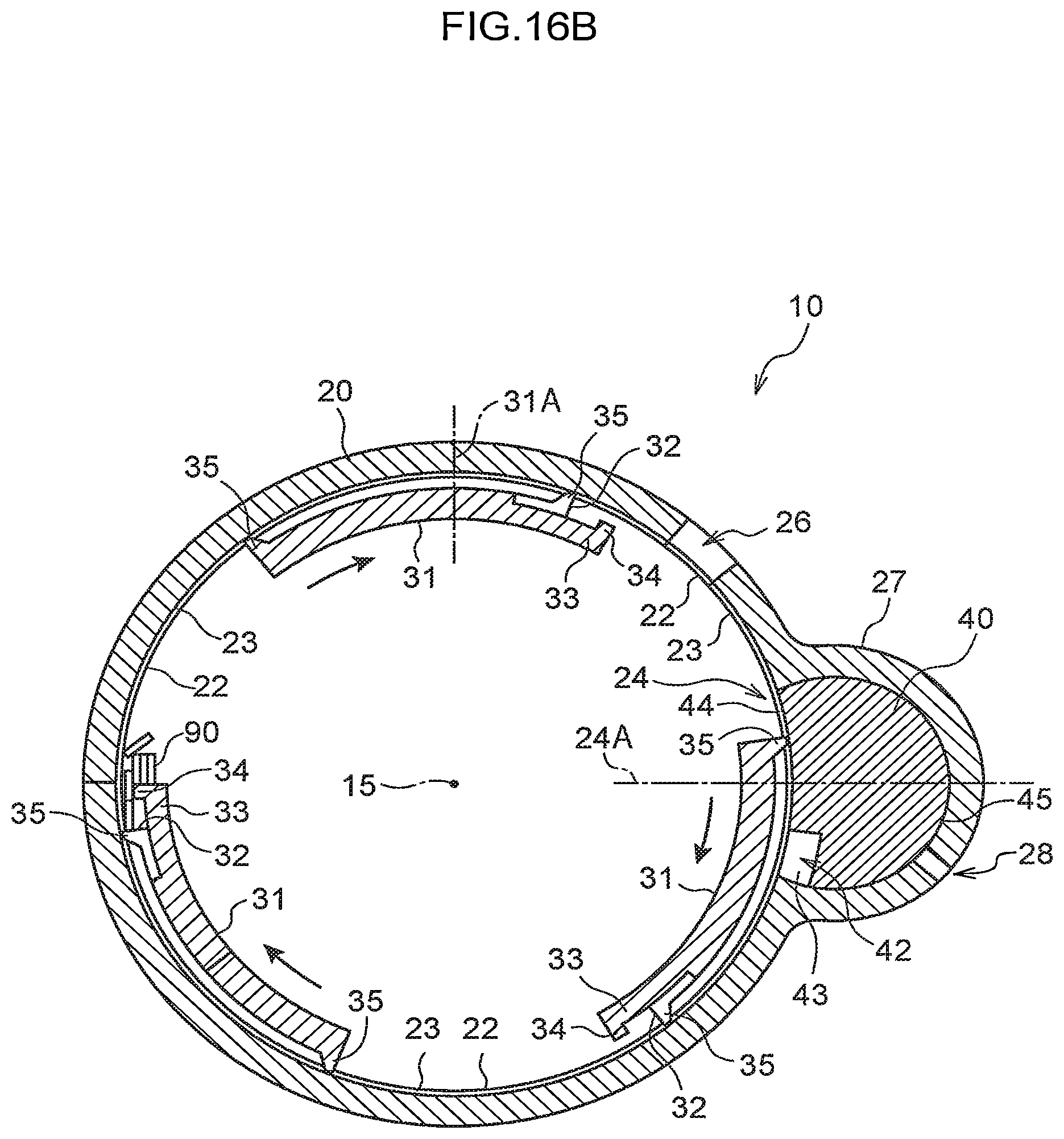 Patent US12590946 Figure 20 – Test strip container and test strip discharging mechanism