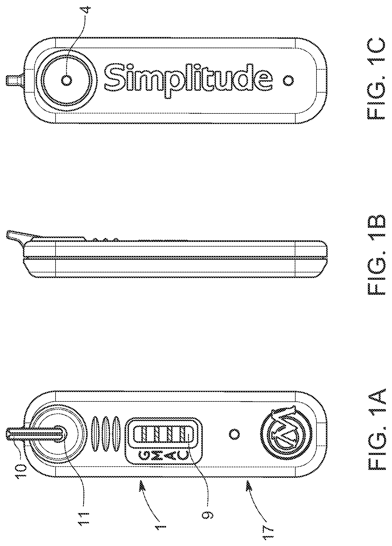 Patent US12590956 Figure 1 – Lateral flow test apparatus