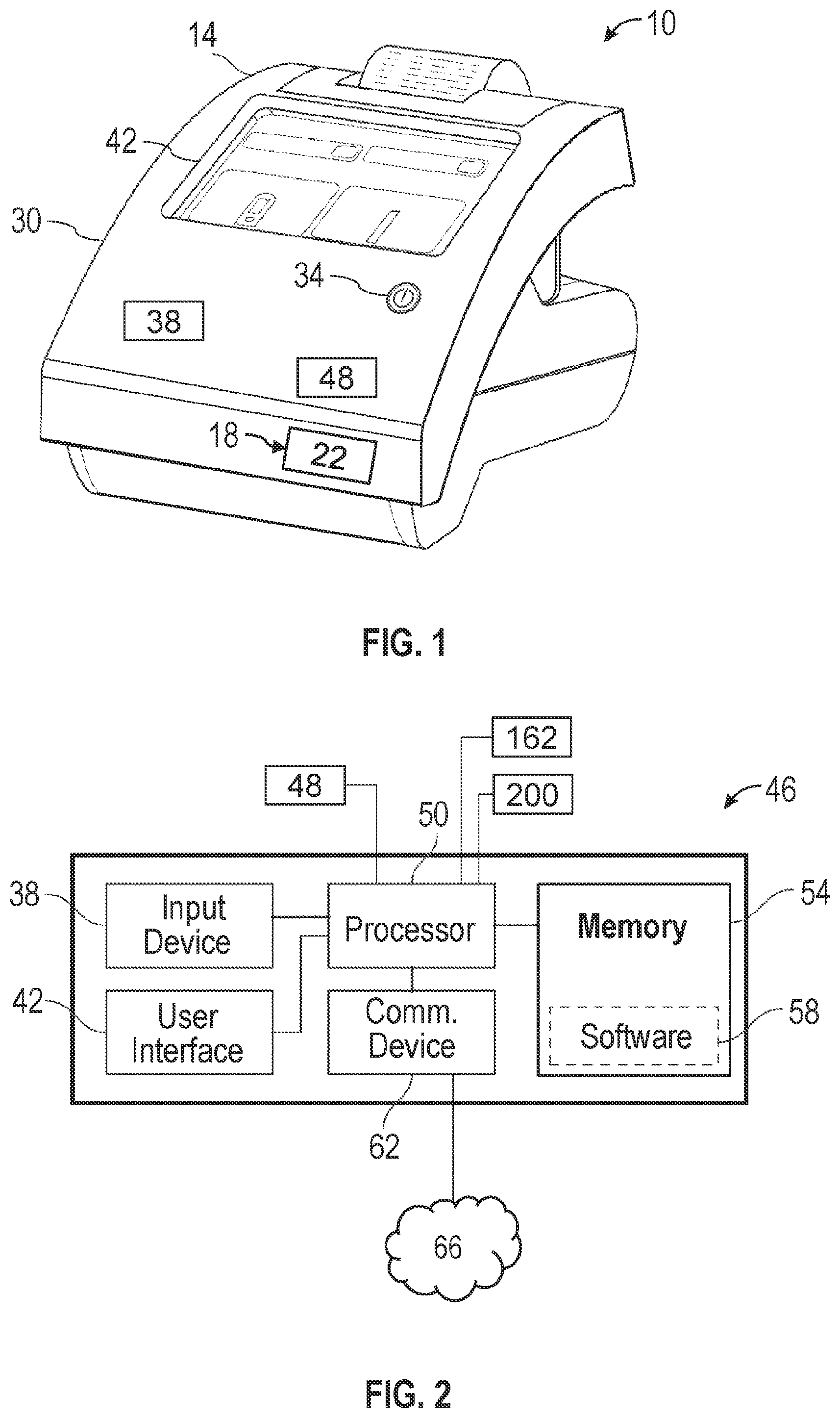 Patent US12590979 Figure 1 – Analyzer having automatic test type sensing