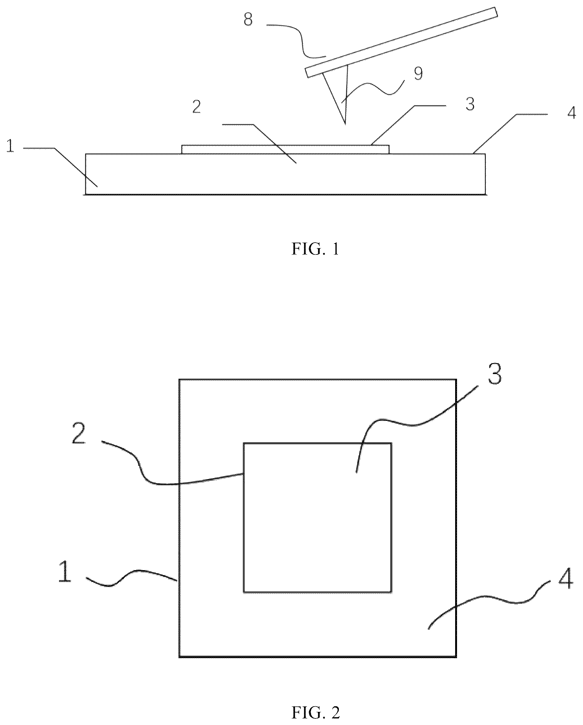 Patent US12590988 Figure 1 – Reference sample suitable to calibrate magnetic microscope's probe tip and calibration method
