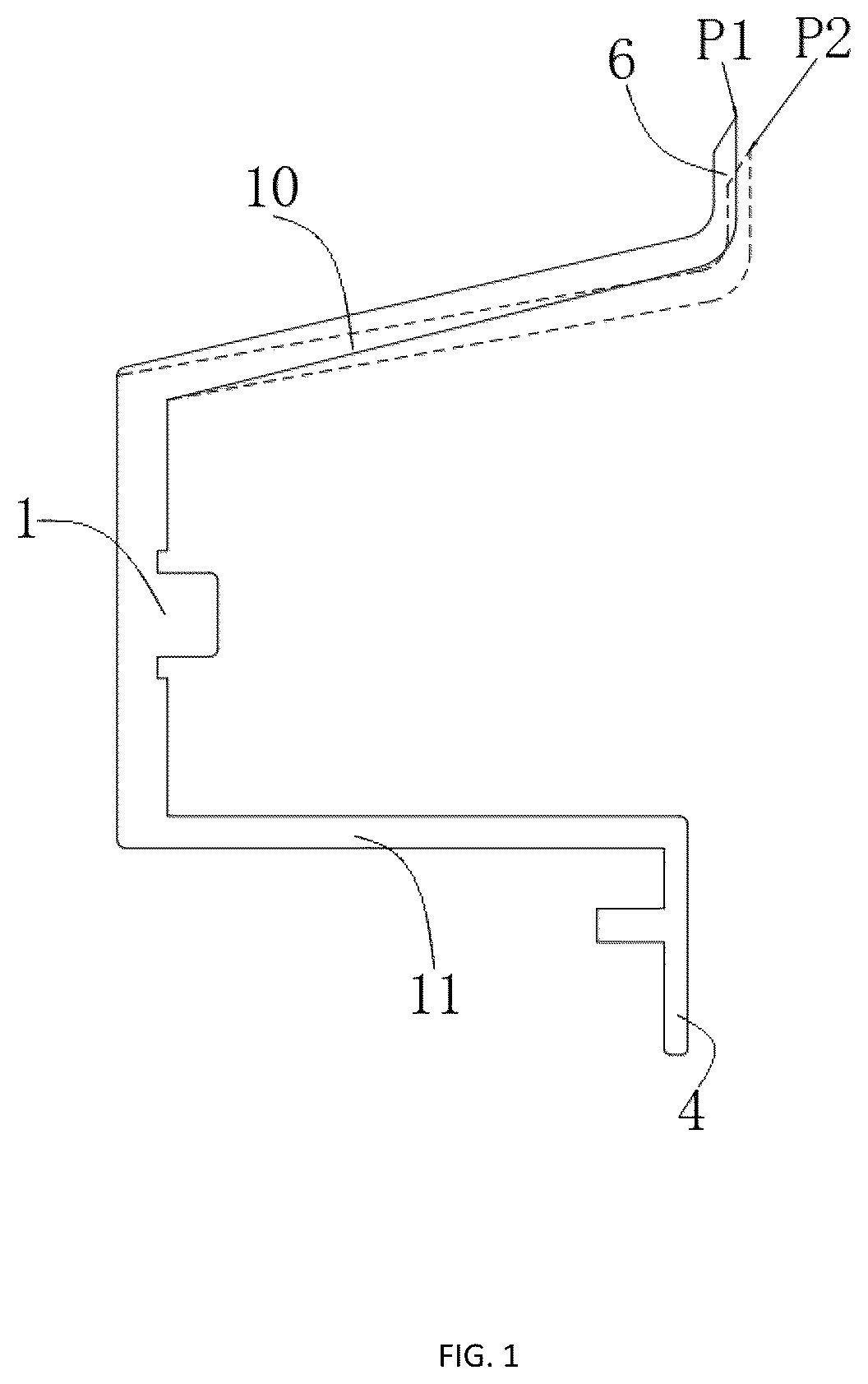 Patent US12590989 Figure 1 – Test pin structure