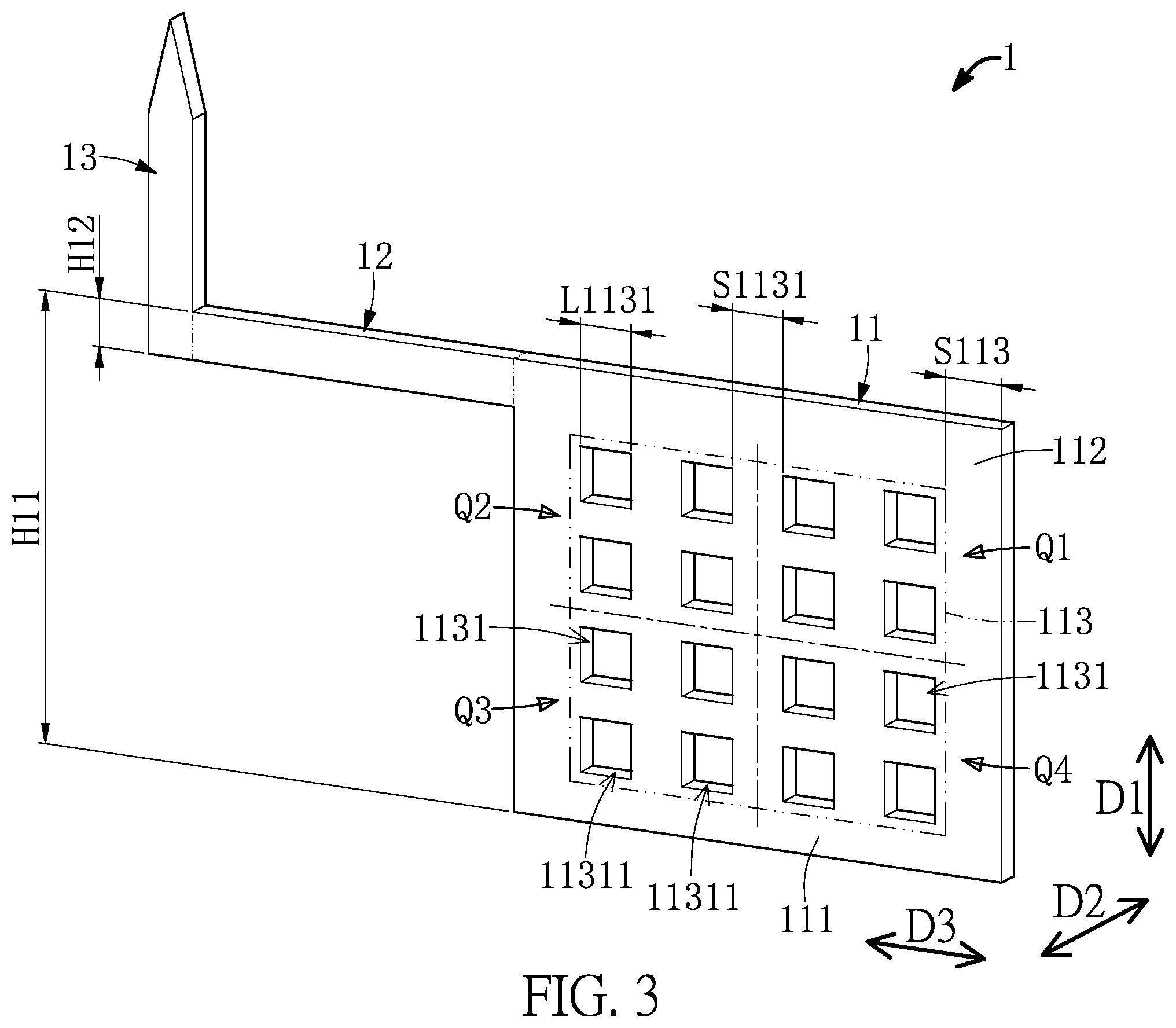 Patent US12590990 Figure 3 – Cantilever probe card device and micro electro mechanical system (MEMS) probe