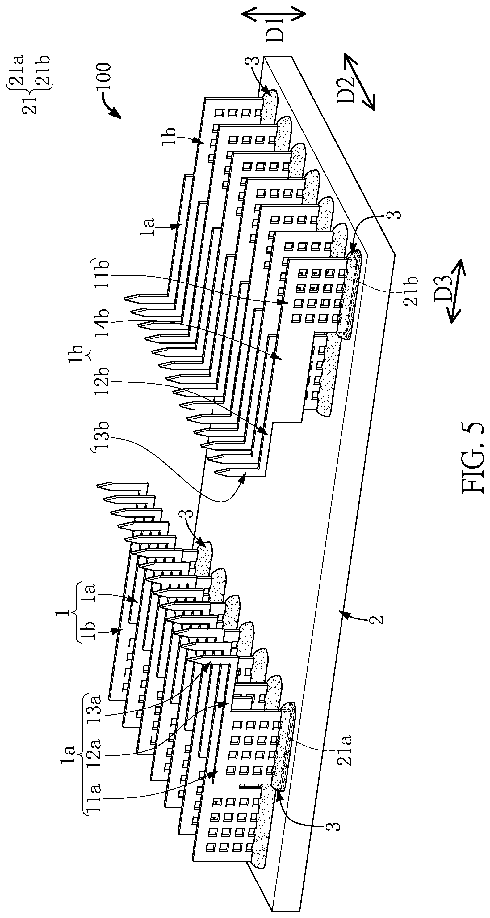 Patent US12590990 Figure 5 – Cantilever probe card device and micro electro mechanical system (MEMS) probe