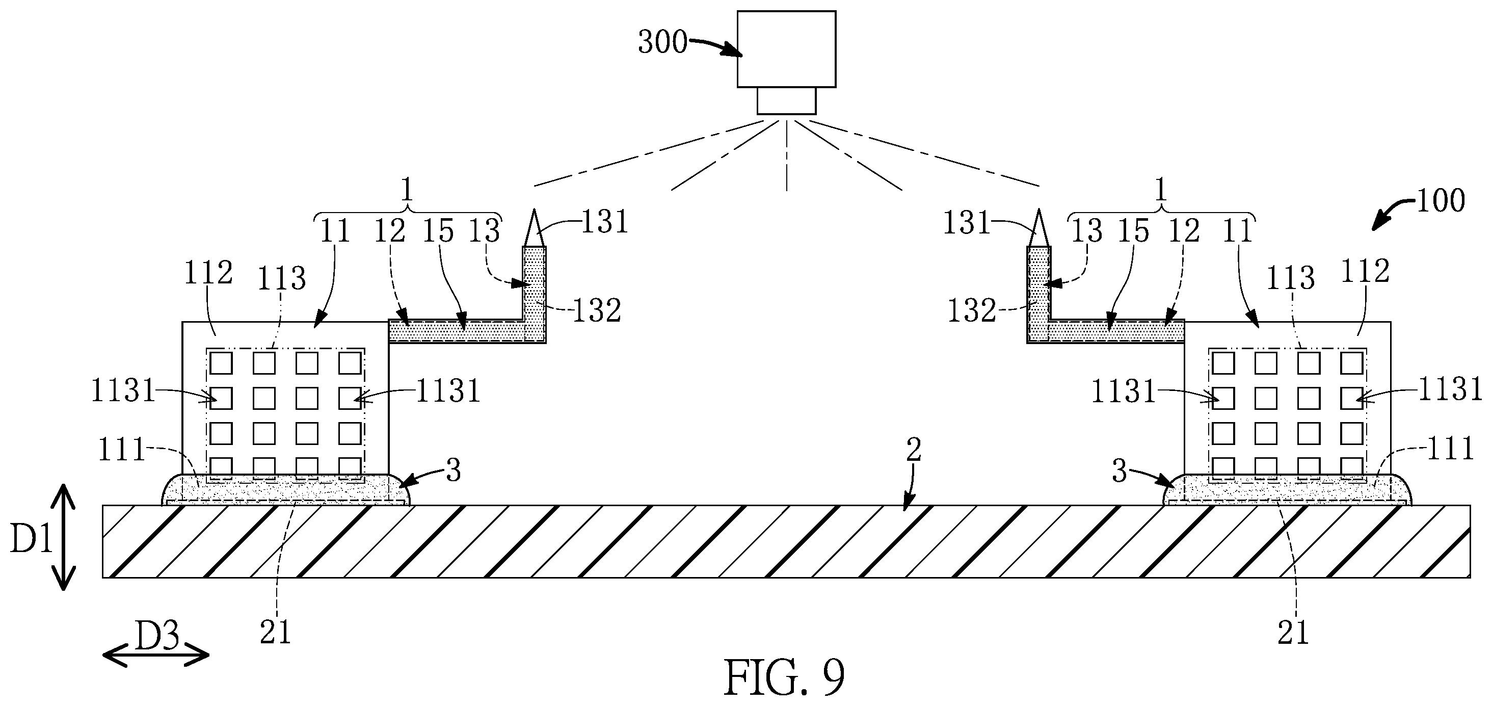 Patent US12590990 Figure 9 – Cantilever probe card device and micro electro mechanical system (MEMS) probe