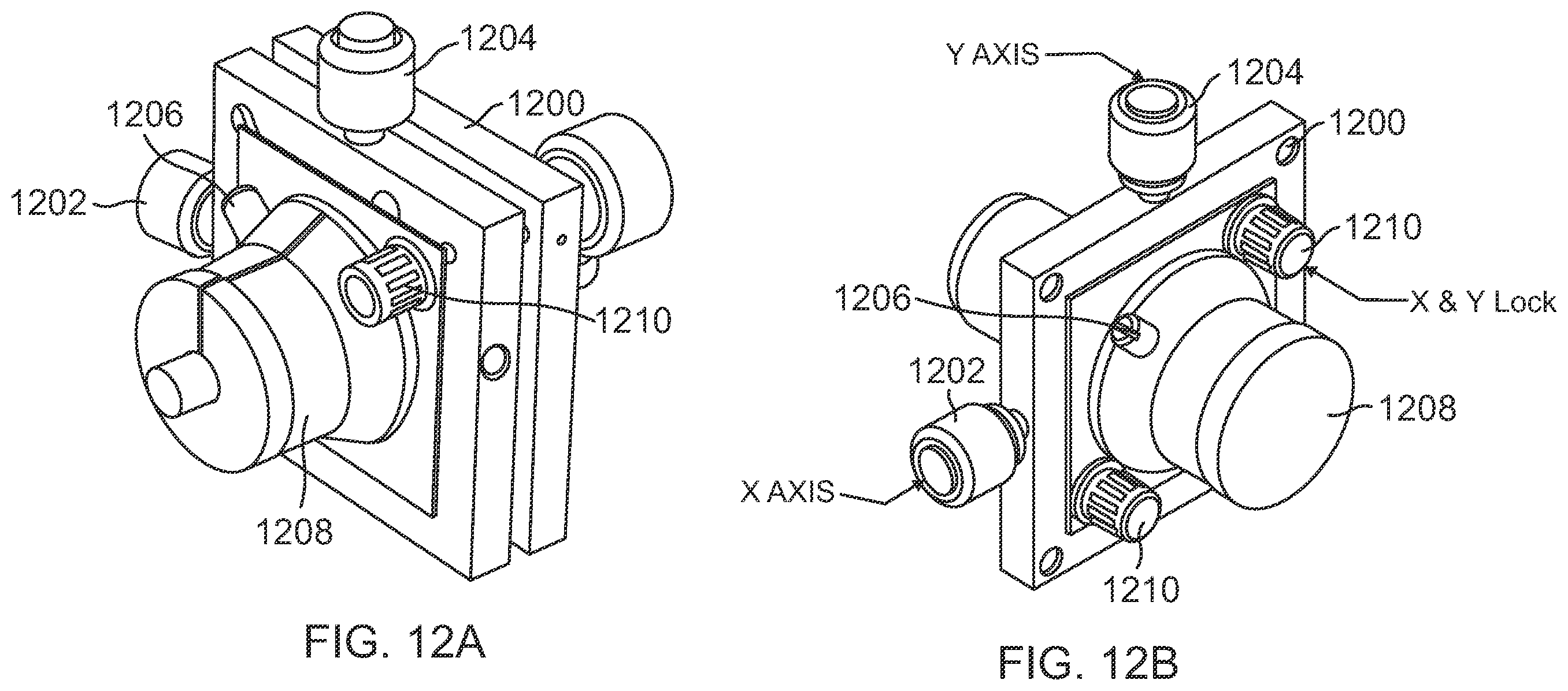 Patent US12590991 Figure 12 – Opto-electrical probe card platform for wafer-level testing of optical mems structures