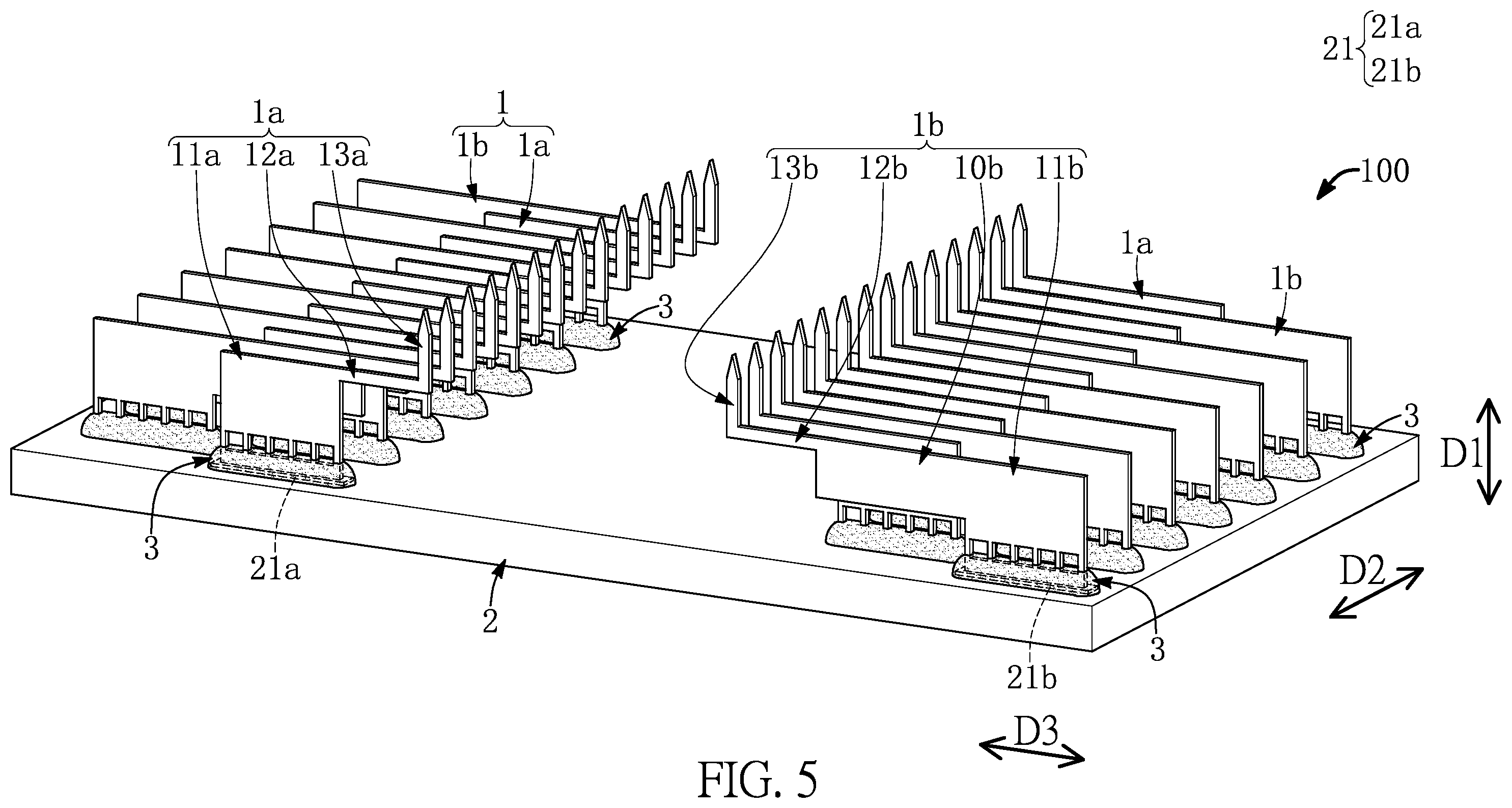Patent US12590994 Figure 5 – Cantilever probe card device and solder receiving probe