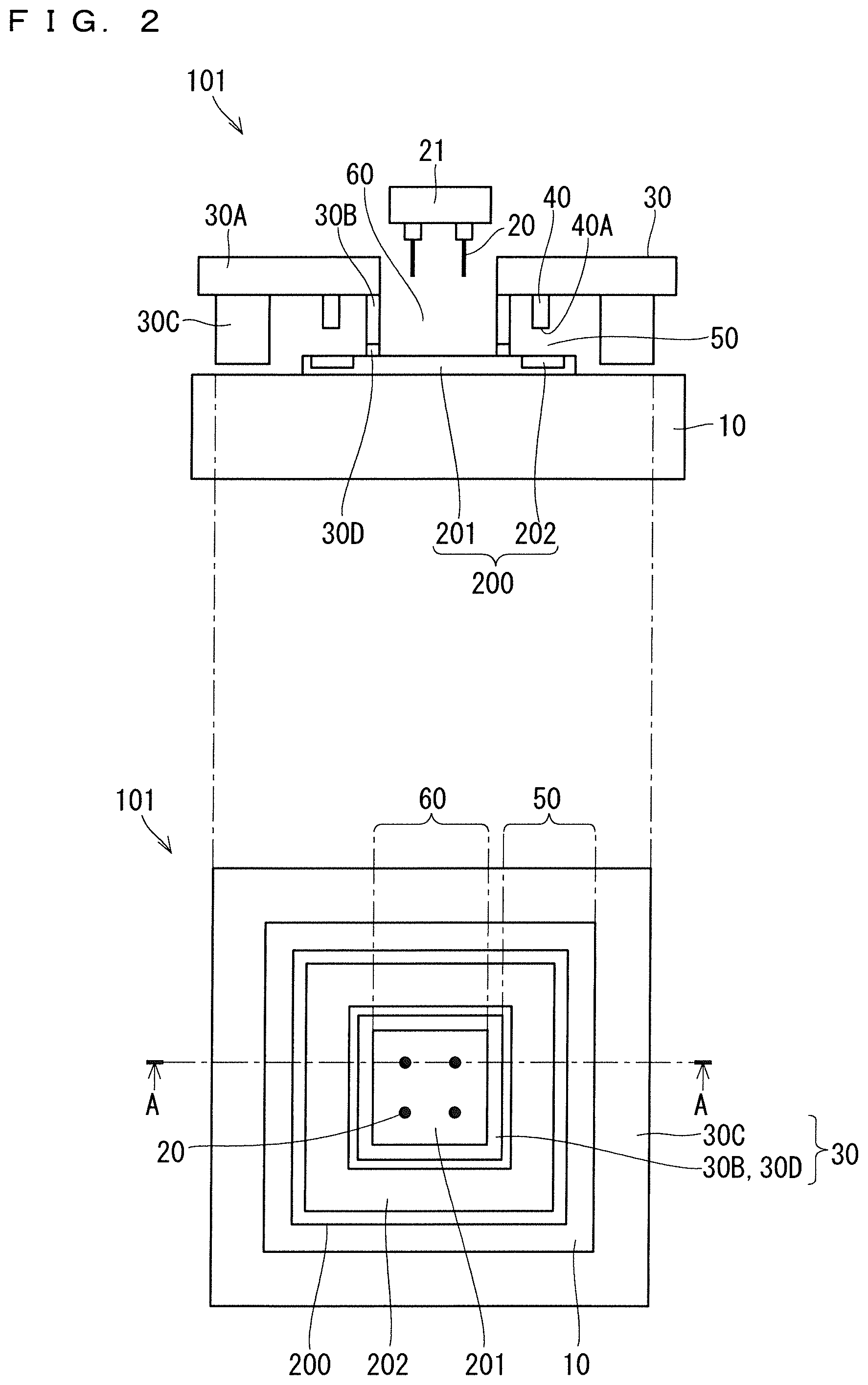 Patent US12590999 Figure 2 – Semiconductor testing apparatus and method of manufacturing semiconductor device