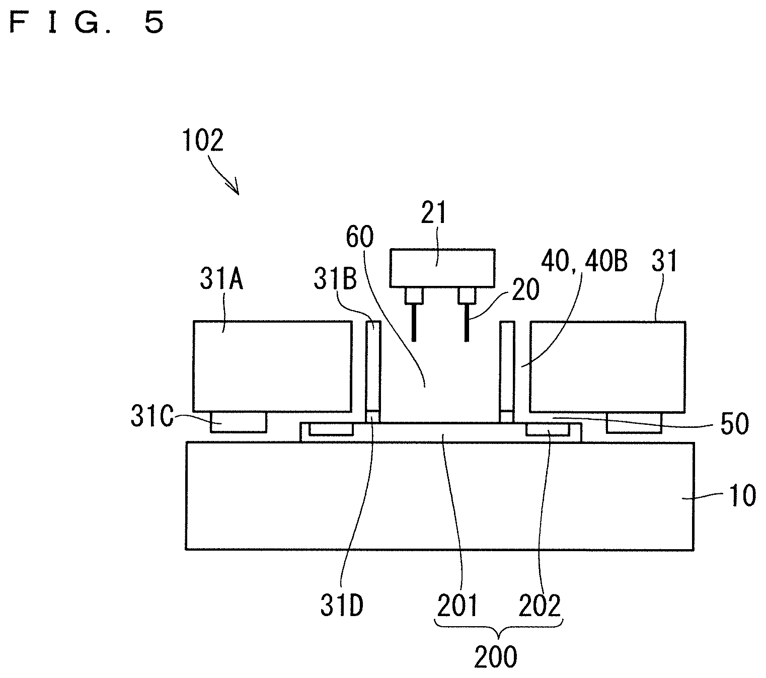 Patent US12590999 Figure 5 – Semiconductor testing apparatus and method of manufacturing semiconductor device