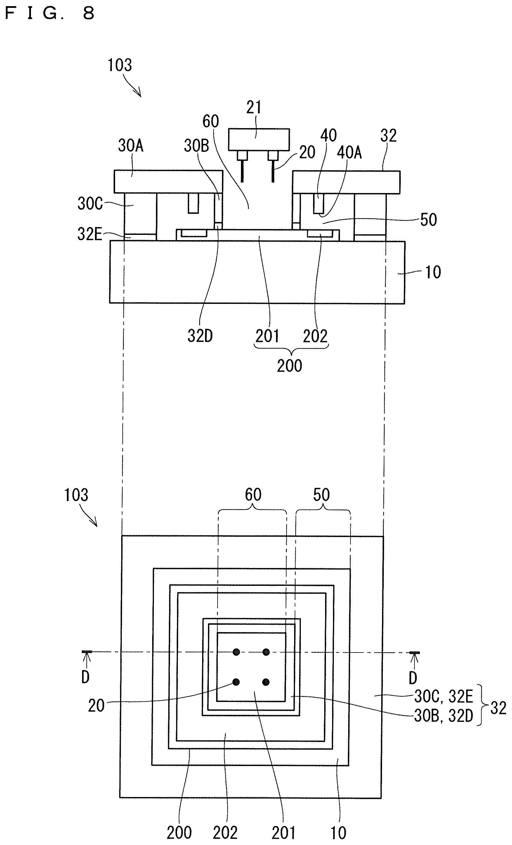 Patent US12590999 Figure 8 – Semiconductor testing apparatus and method of manufacturing semiconductor device