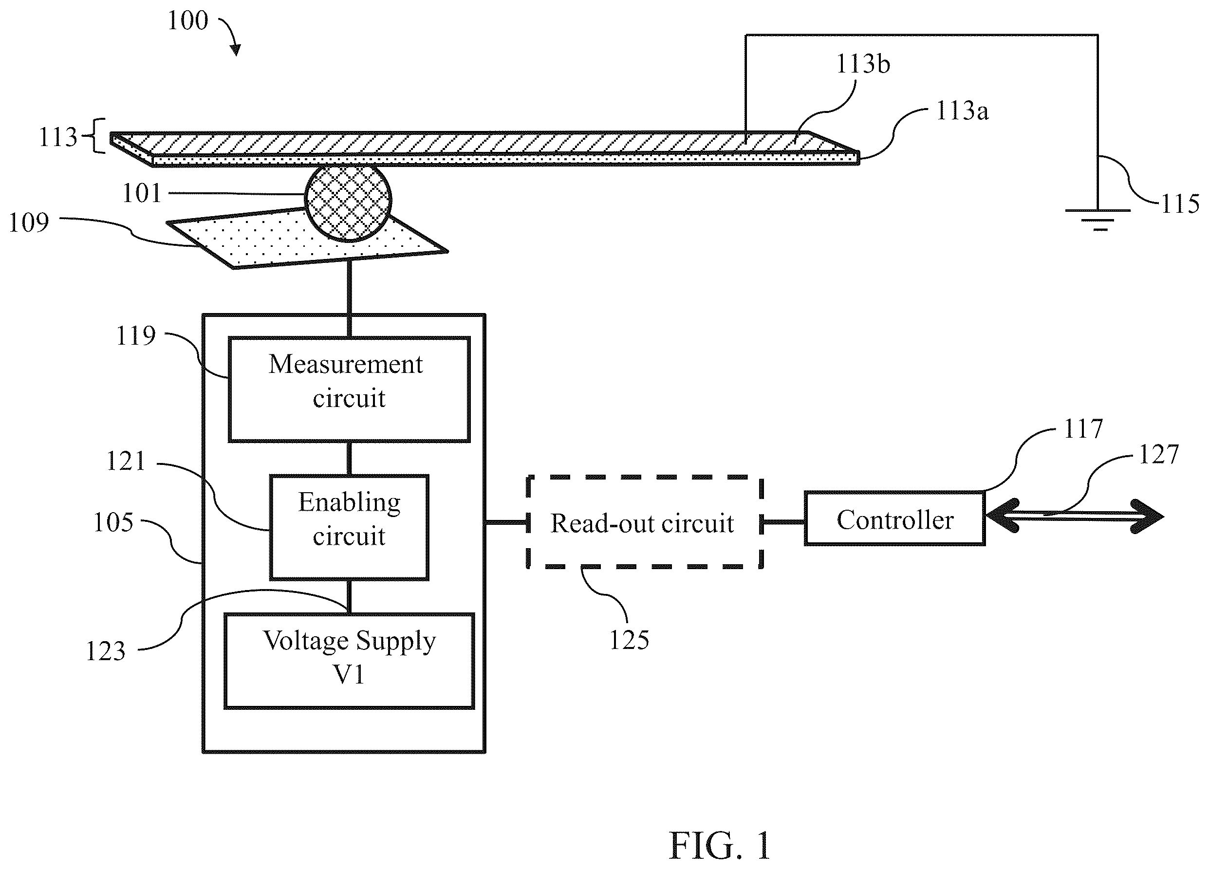 Patent US12591003 Figure 1 – Integrated circuit testing system and method
