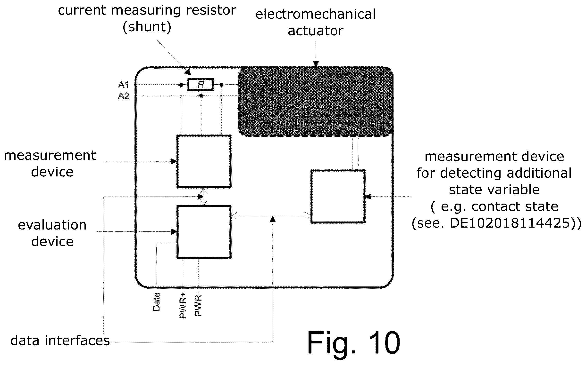 Patent US12591010 Figure 10 – Device and method for identifying wear of an electromechanical device