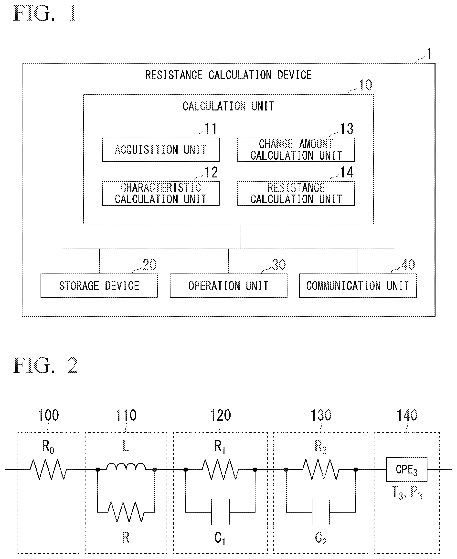 Patent US12591018 Figure 1 – Resistance calculation device, resistance calculation method, and program