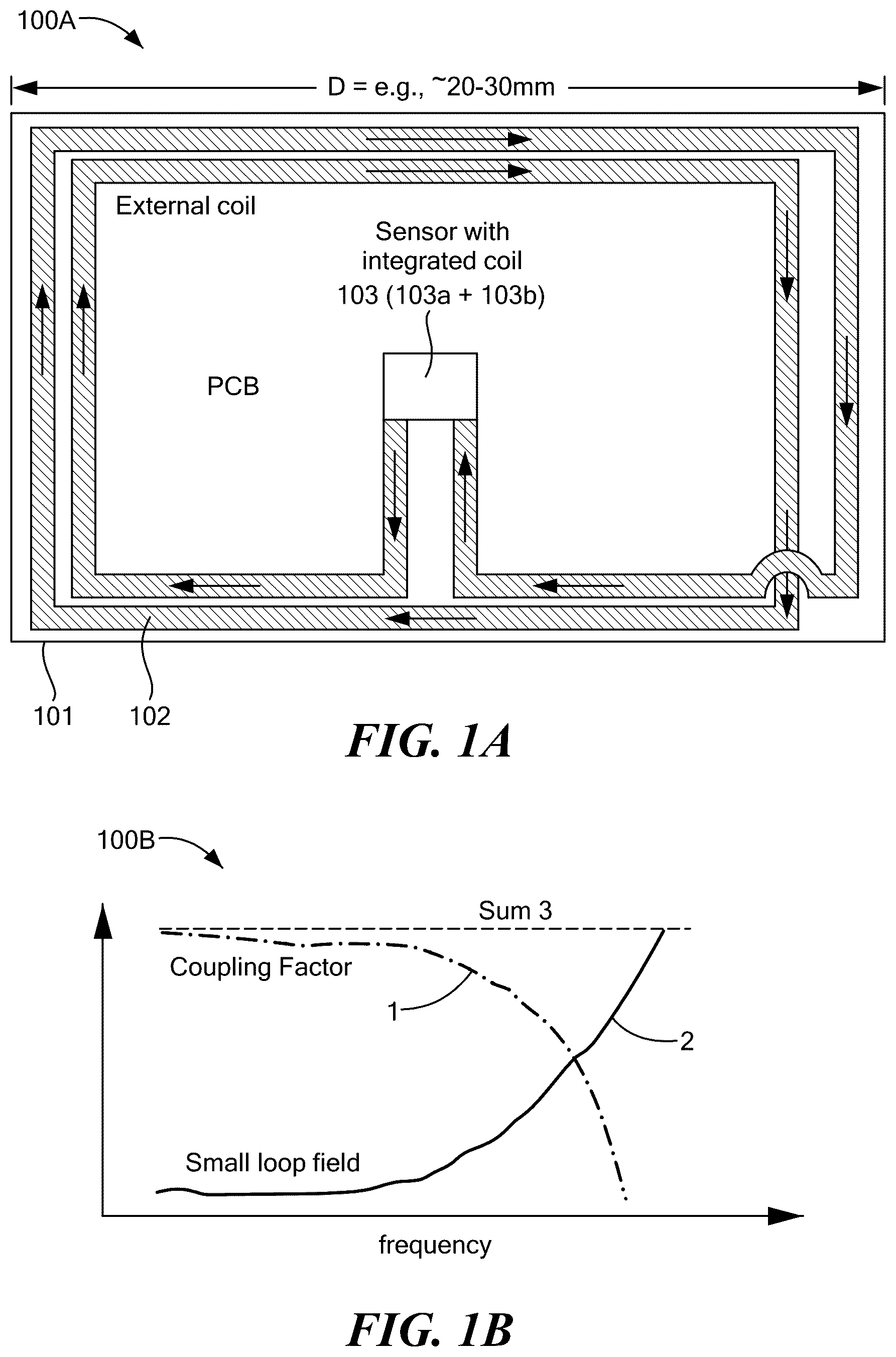 Patent US12591025 — Passive frequency compensation with coil pairs — Figure 1