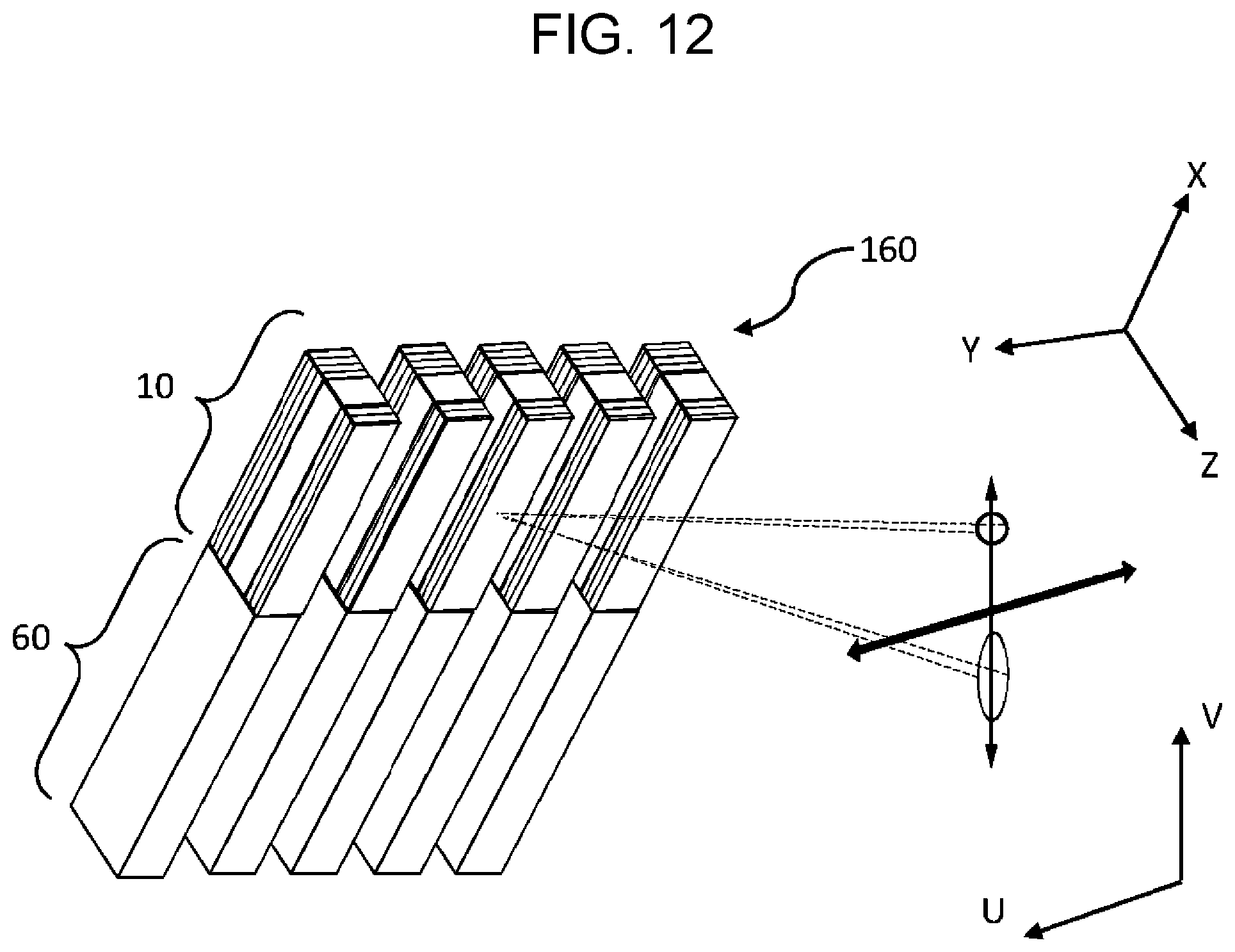 Patent US12591044 Figure 12 – Light projection apparatus and moving body