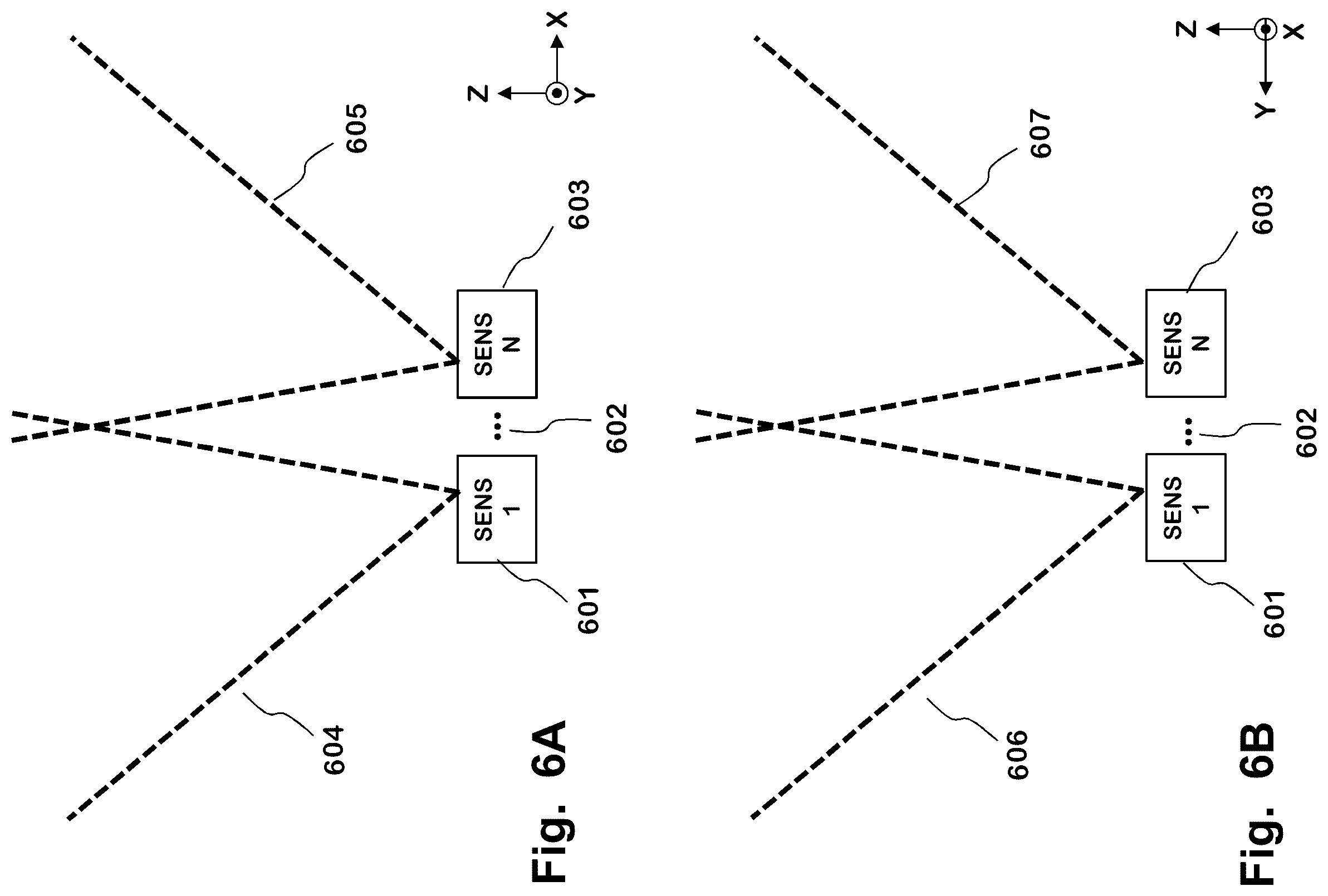 Patent US12591053 Figure 6 – Radar system with projection capability