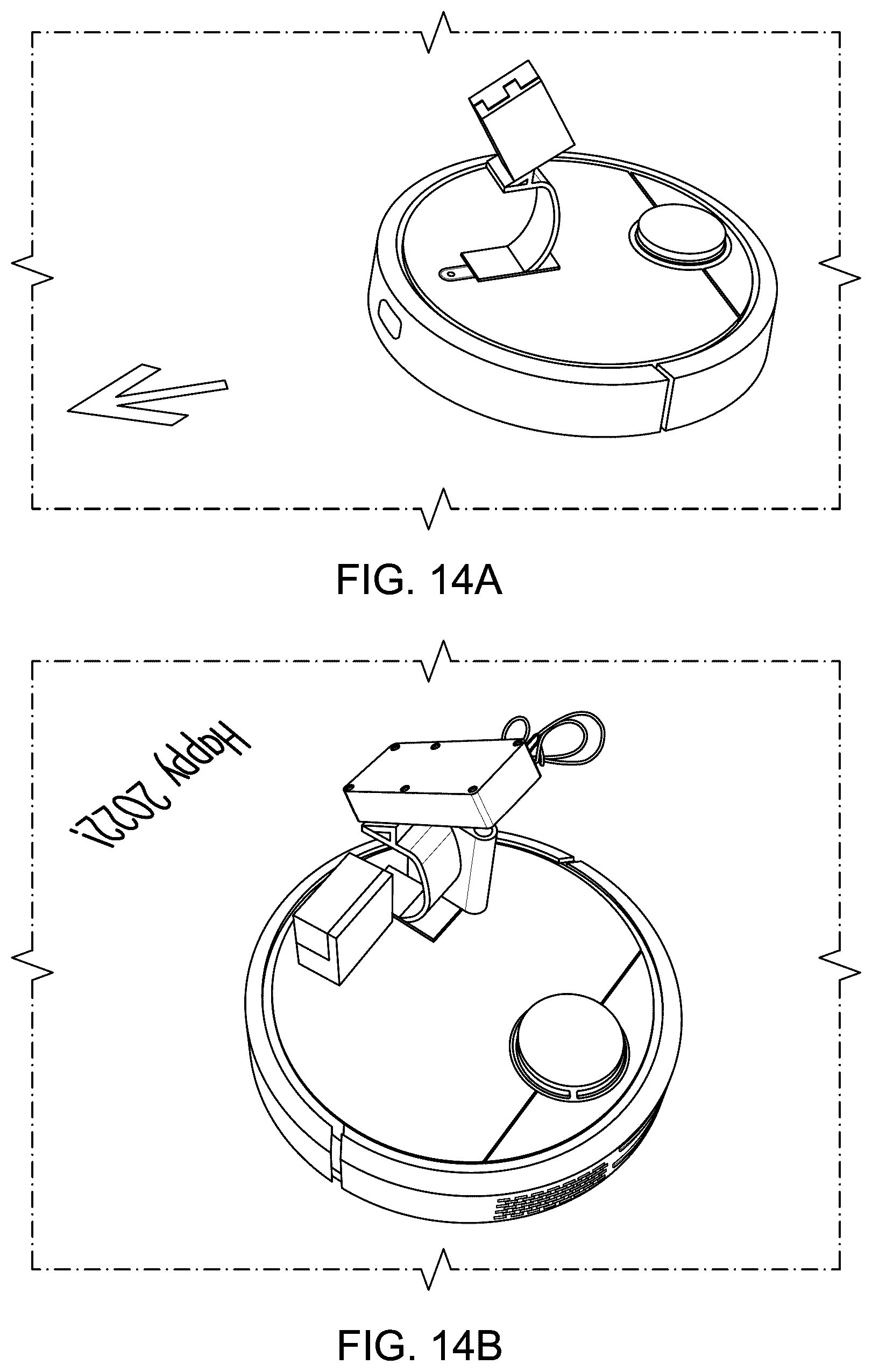 Patent US12591053 Figure 14 – Radar system with projection capability
