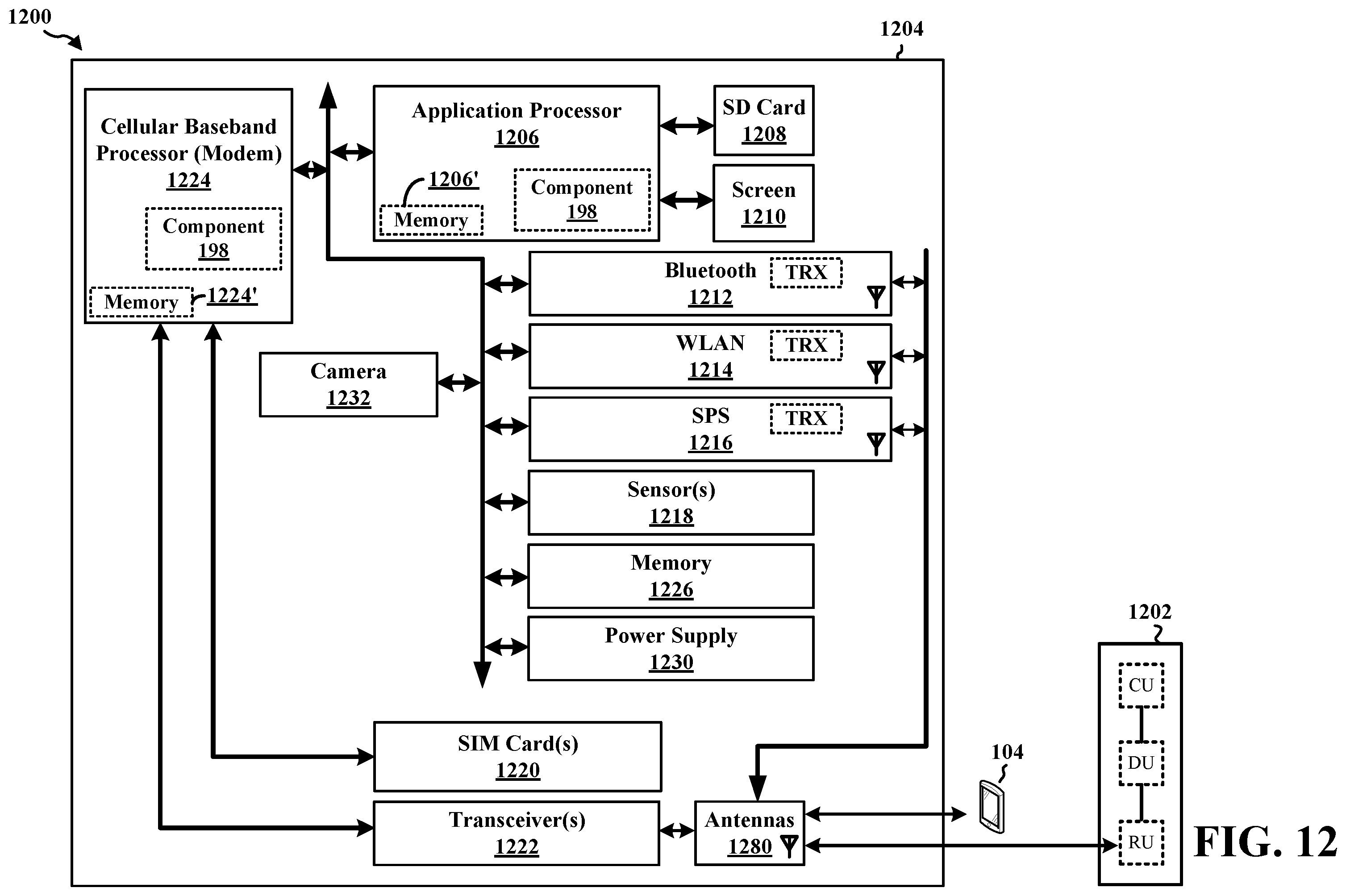Patent US12591069 Figure 12 – Real time GNSS space vehicle broadcast data quality monitoring using crowd-sourced data from road side units