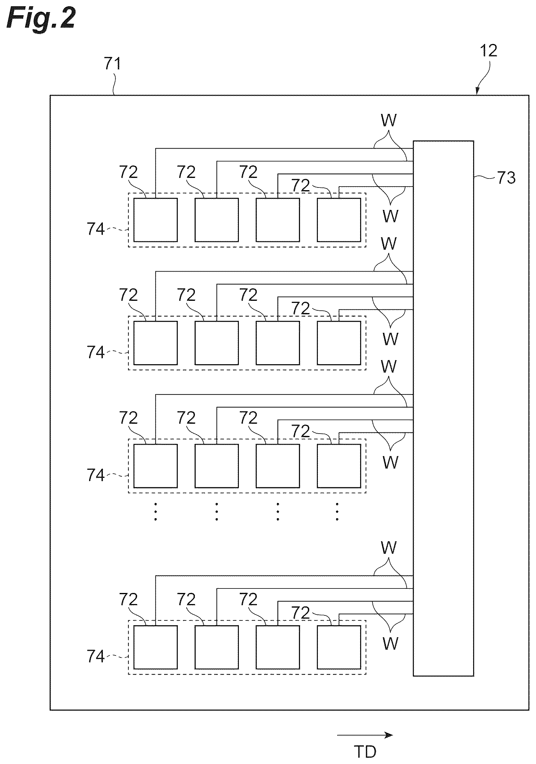 Patent US12591072 Figure 2 – Radiographic image acquiring device, radiographic image acquiring system, and radiographic image acquisition method