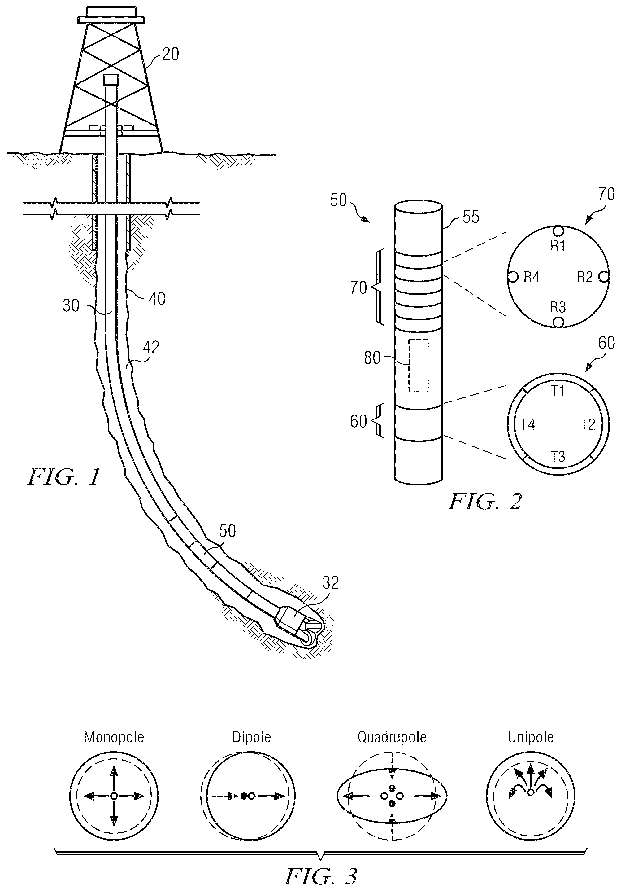 Patent US12591076 Figure 1 – Frequency domain stacking of acoustic dipole LWD measurements