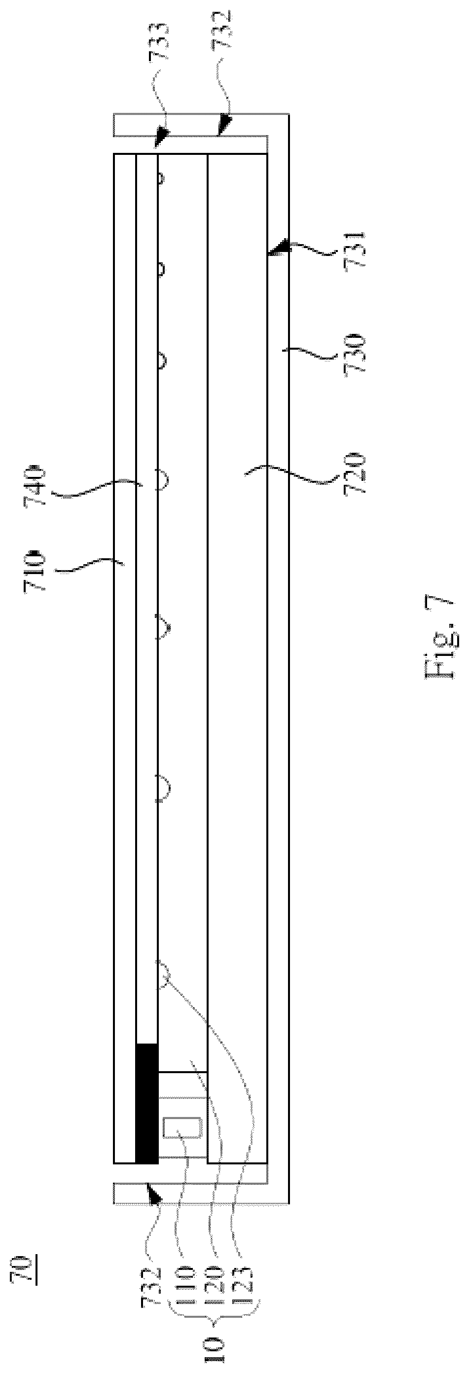 Patent US12591089 Figure 7 – Front light module and display device