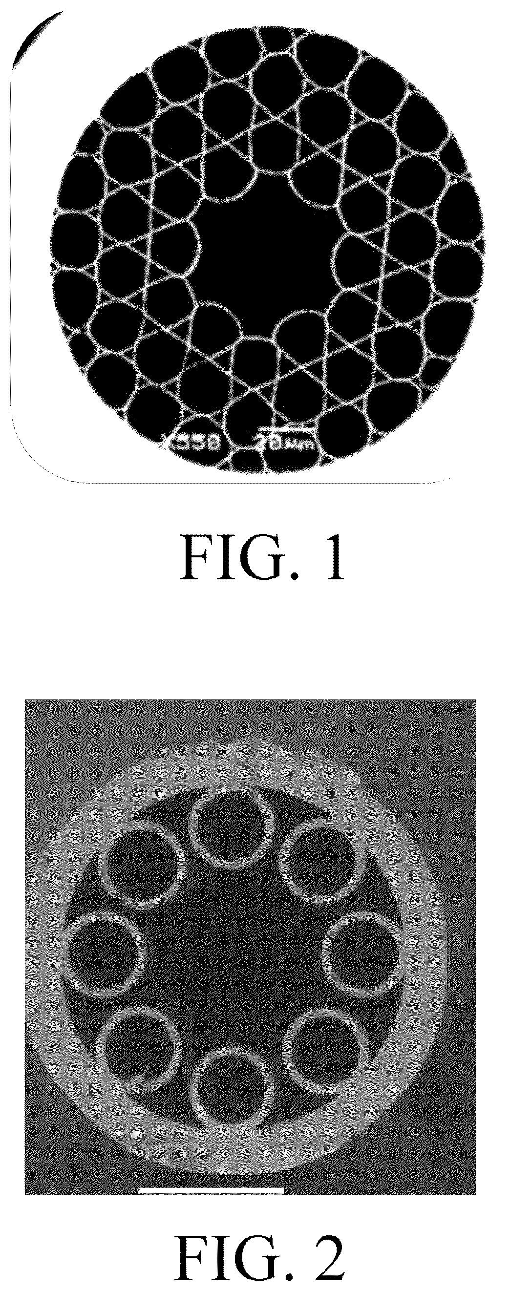 Patent US12591091 Figure 1 – Anti-resonant hollow-core fiber having offset and fan-shaped cladding elements