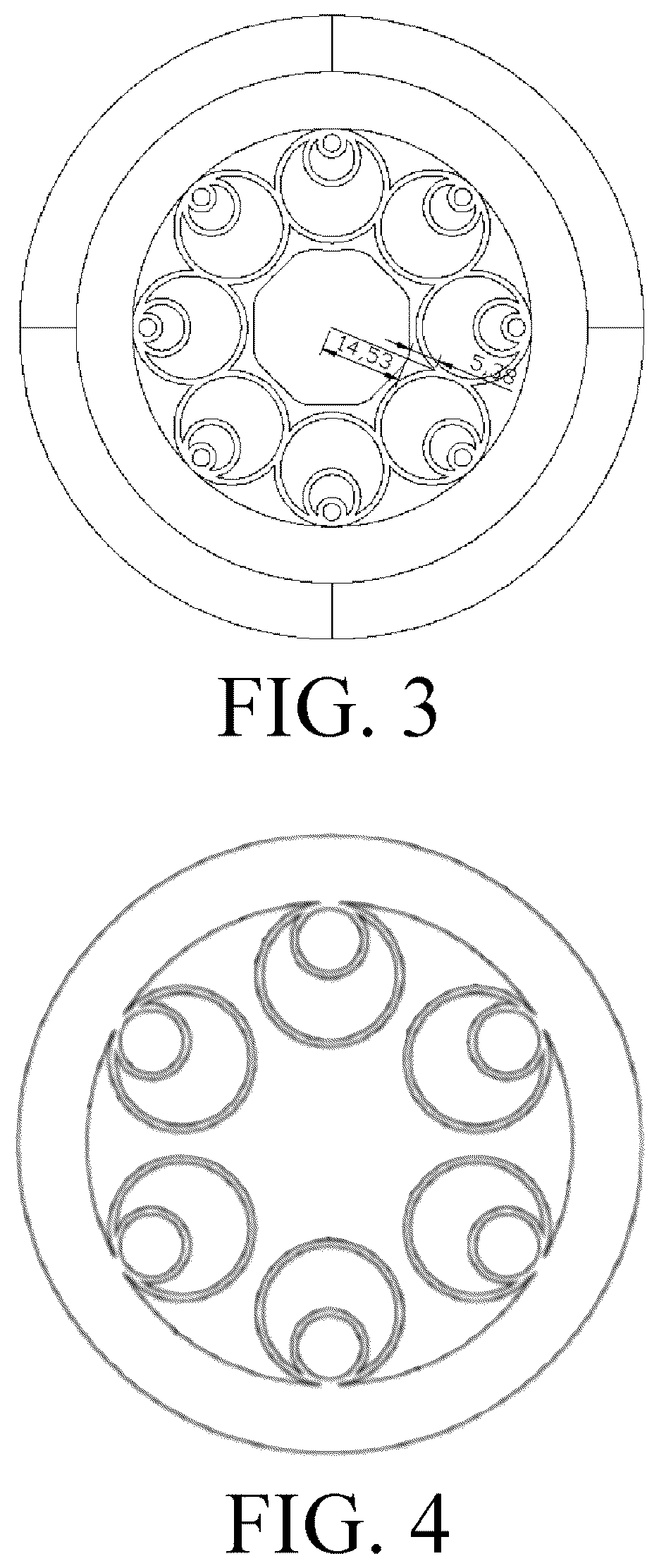 Patent US12591091 Figure 2 – Anti-resonant hollow-core fiber having offset and fan-shaped cladding elements