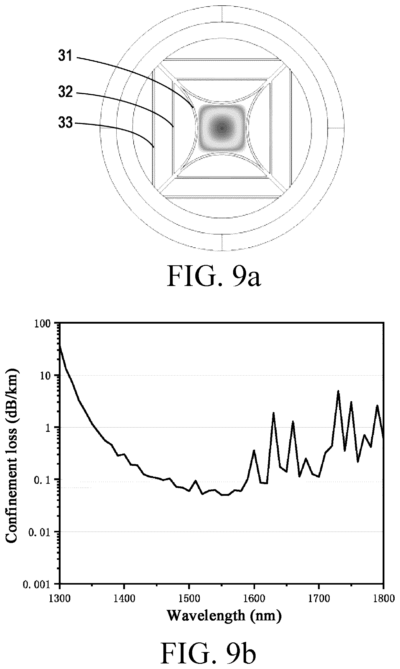 Patent US12591091 Figure 14 – Anti-resonant hollow-core fiber having offset and fan-shaped cladding elements