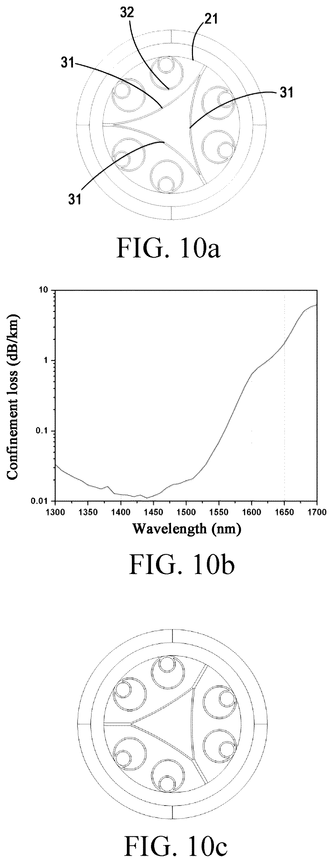 Patent US12591091 Figure 15 – Anti-resonant hollow-core fiber having offset and fan-shaped cladding elements