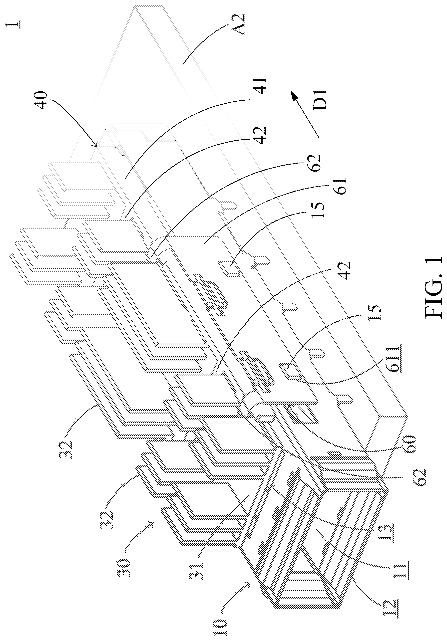 Patent US12591097 Figure 1 – Communication socket