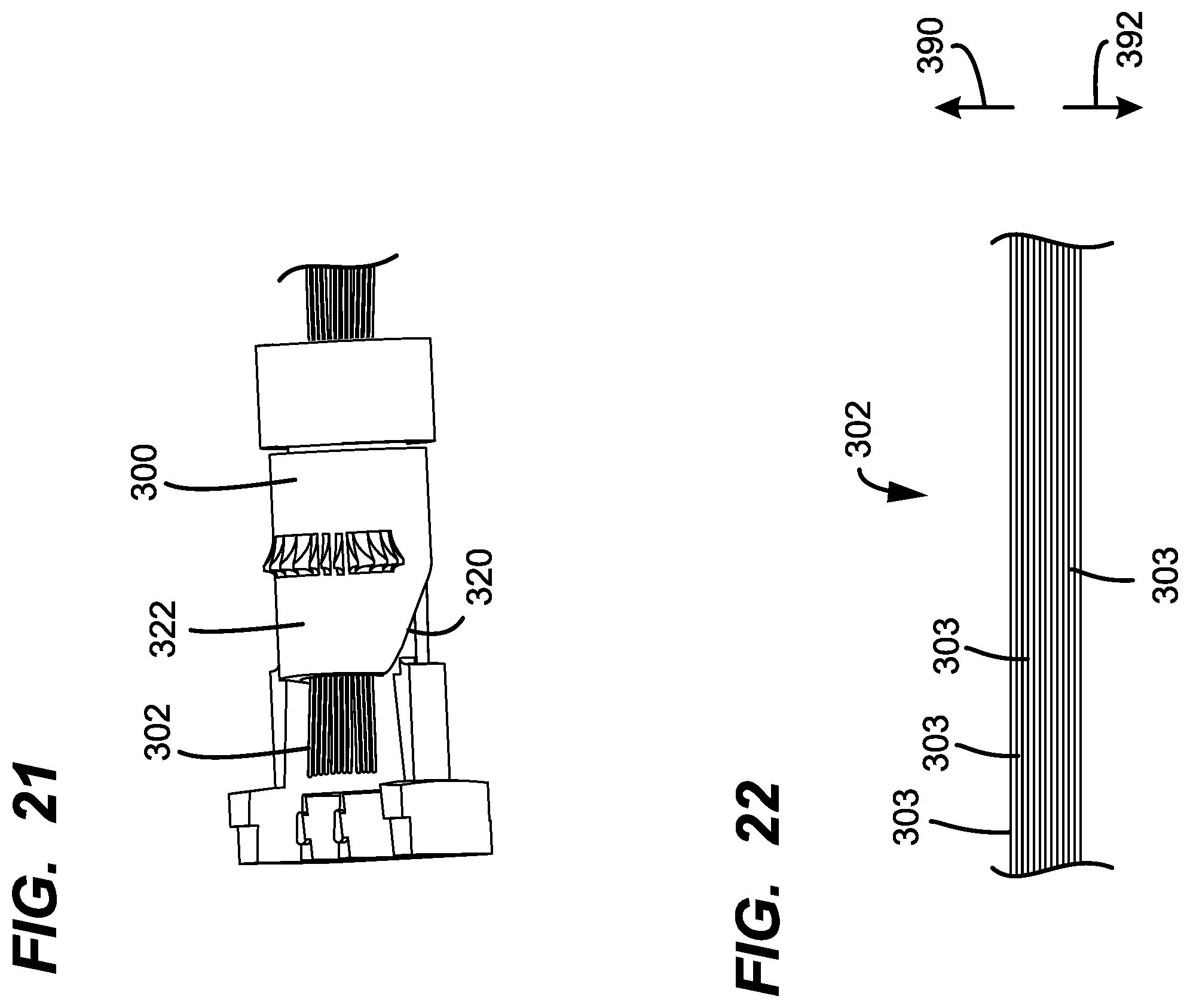Patent US12591098 Figure 15 – Sheath termination and ribbon orienting devices and methods for flat optical fiber ribbons