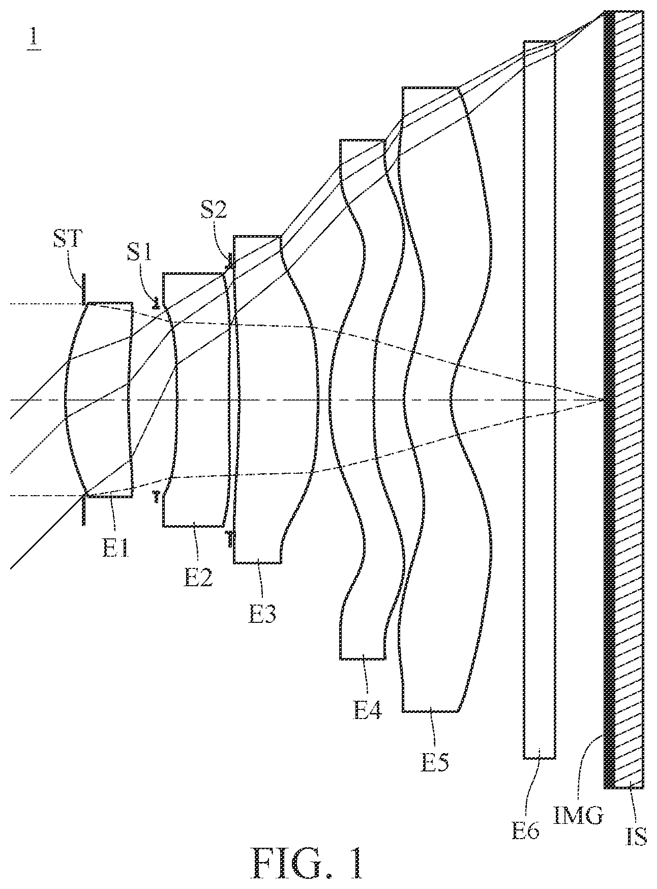 Patent US12591115 Figure 1 – Optical imaging lens assembly, image capturing unit and electronic device