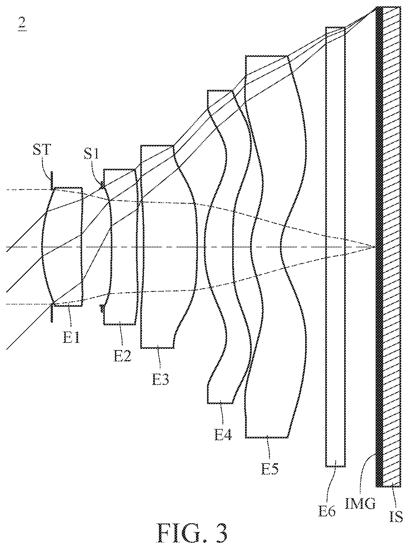 Patent US12591115 Figure 3 – Optical imaging lens assembly, image capturing unit and electronic device