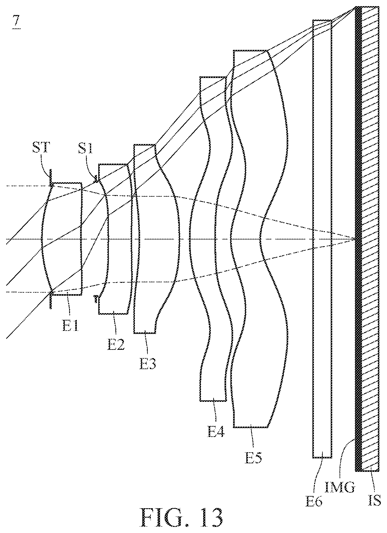 Patent US12591115 Figure 13 – Optical imaging lens assembly, image capturing unit and electronic device