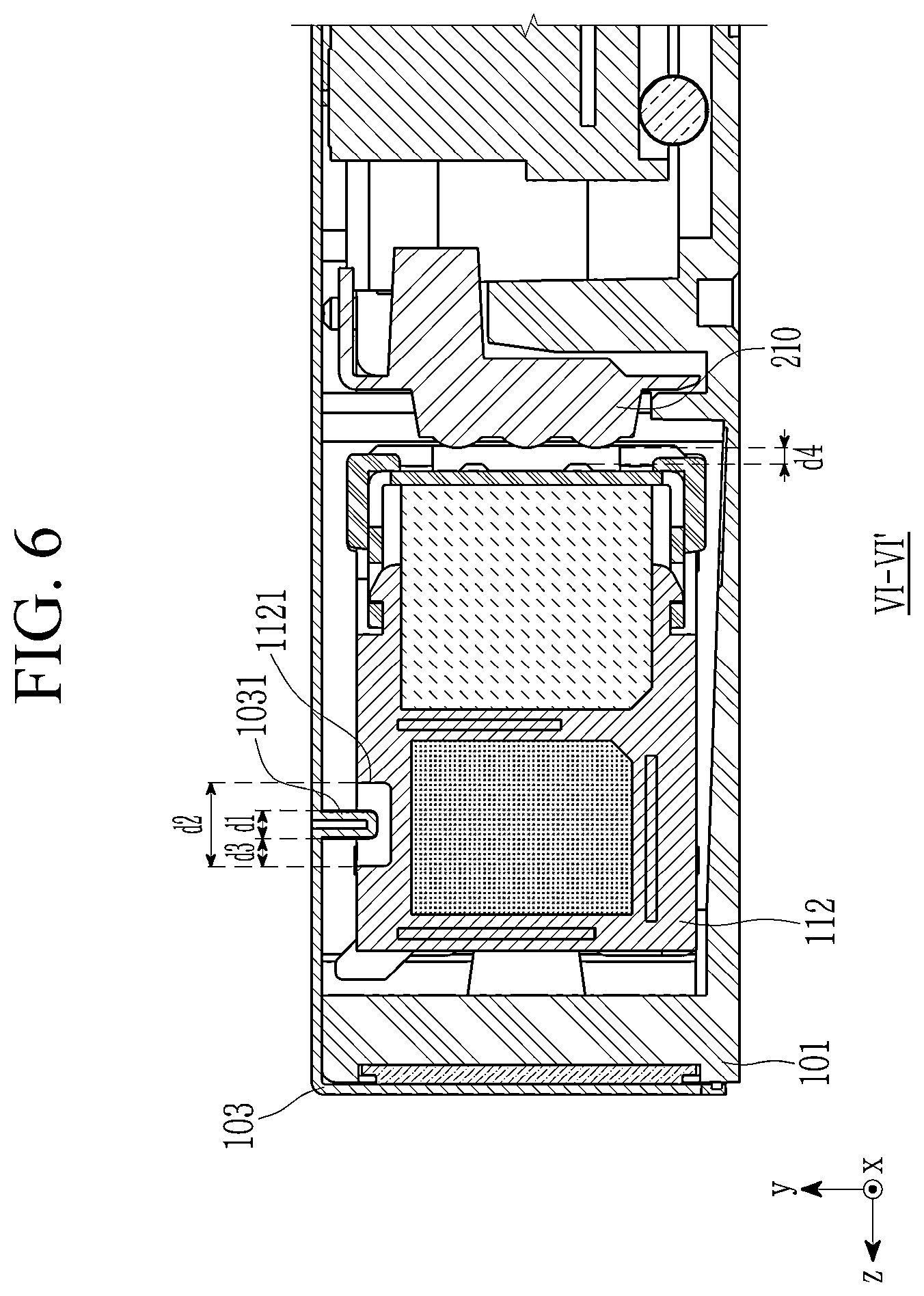 Patent US12591119 Figure 6 – Camera module