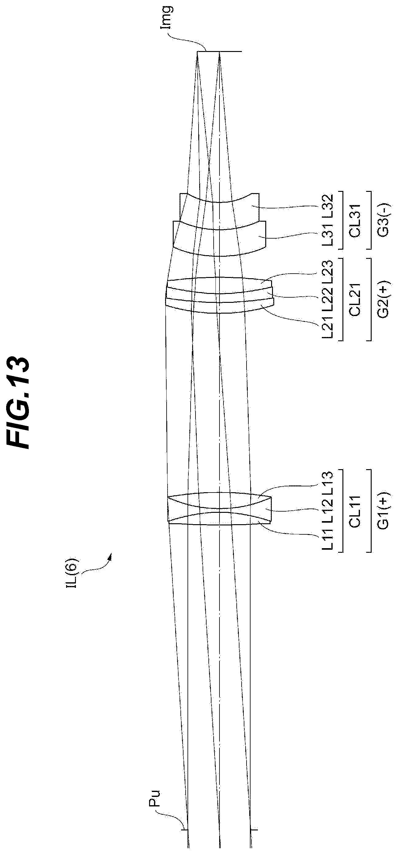Patent US12591124 Figure 13 – Microscope optical system, microscope device, and image formation lens