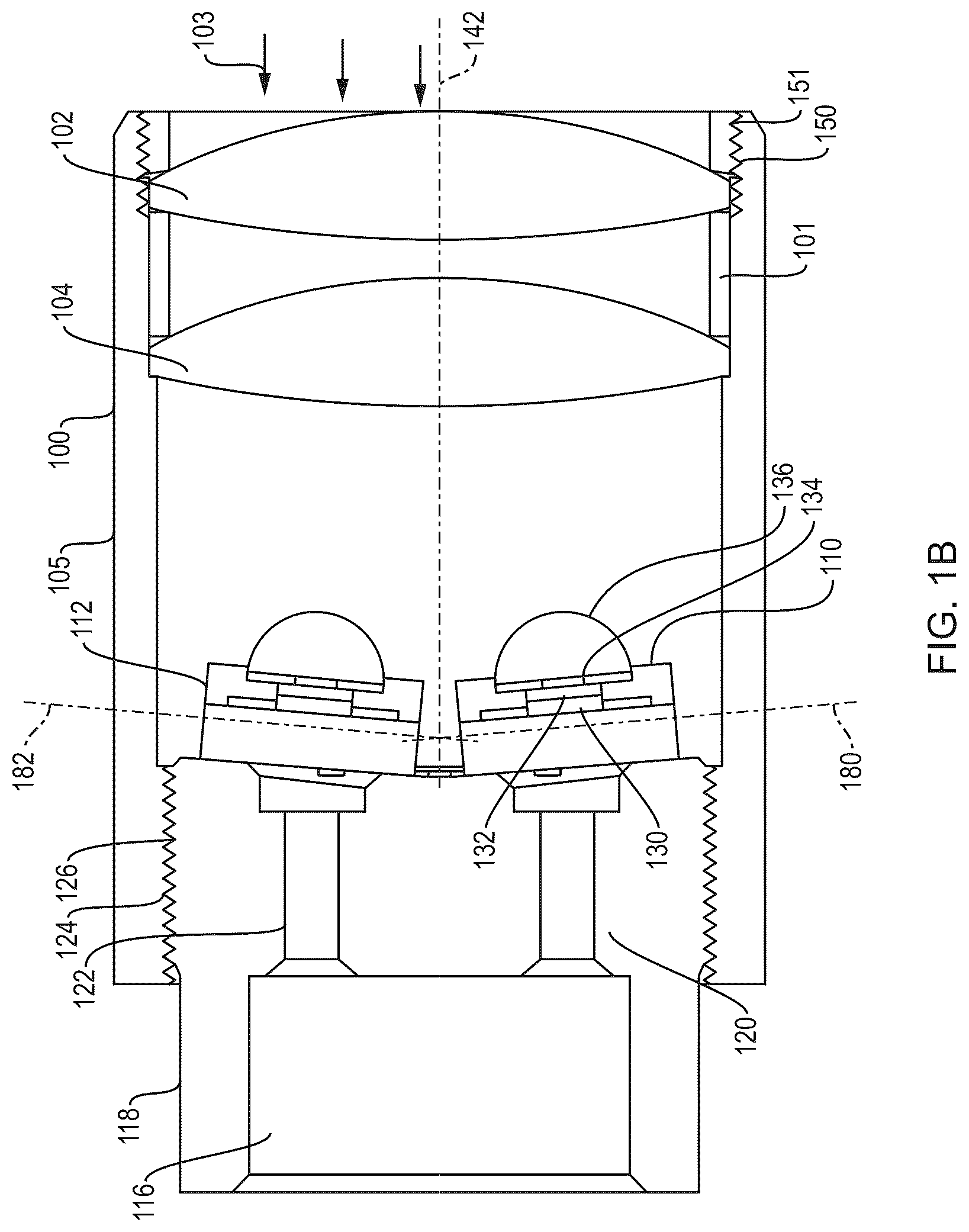 Patent US12591129 Figure 2 – Multiple light source configuration