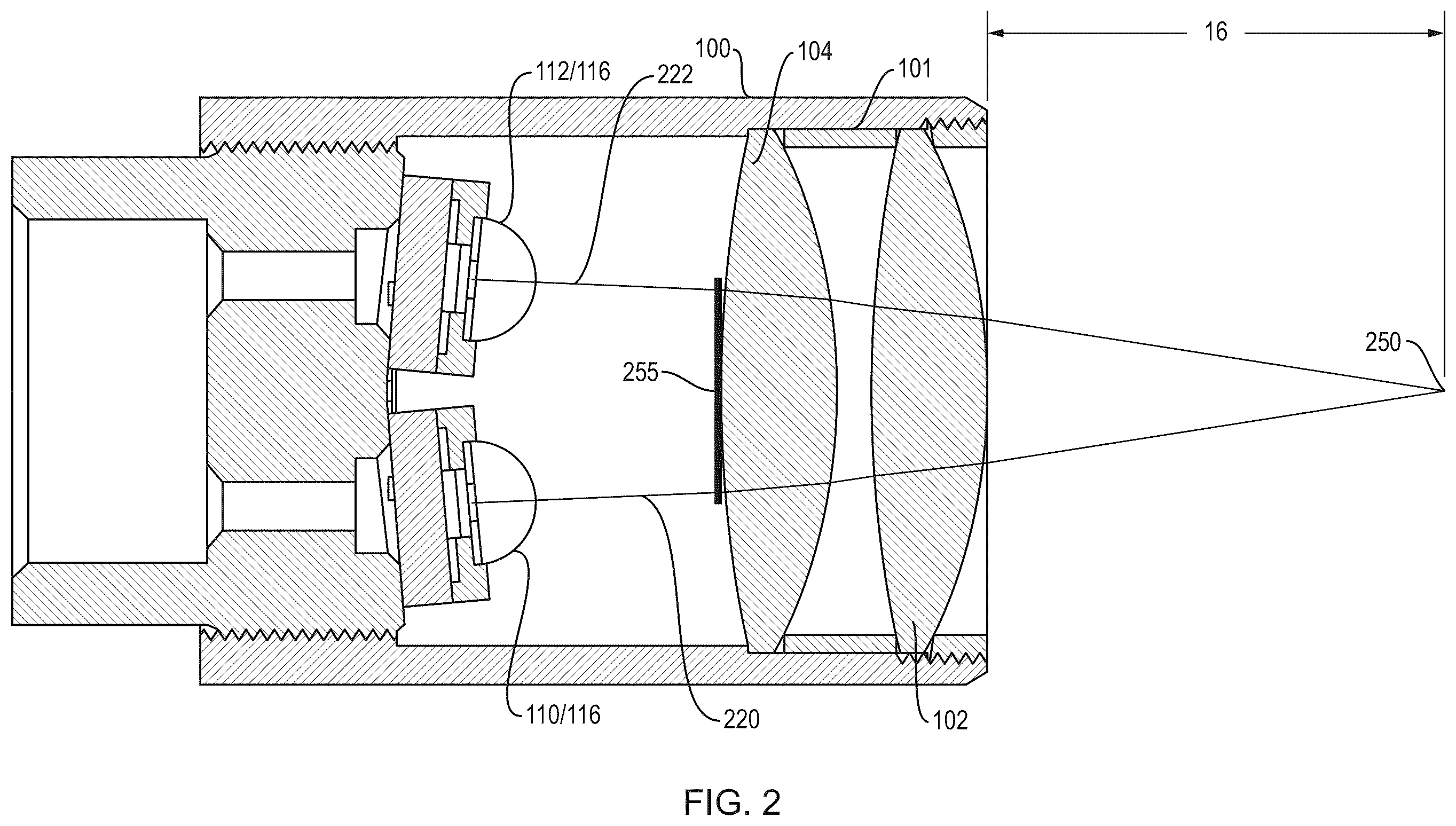 Patent US12591129 Figure 3 – Multiple light source configuration