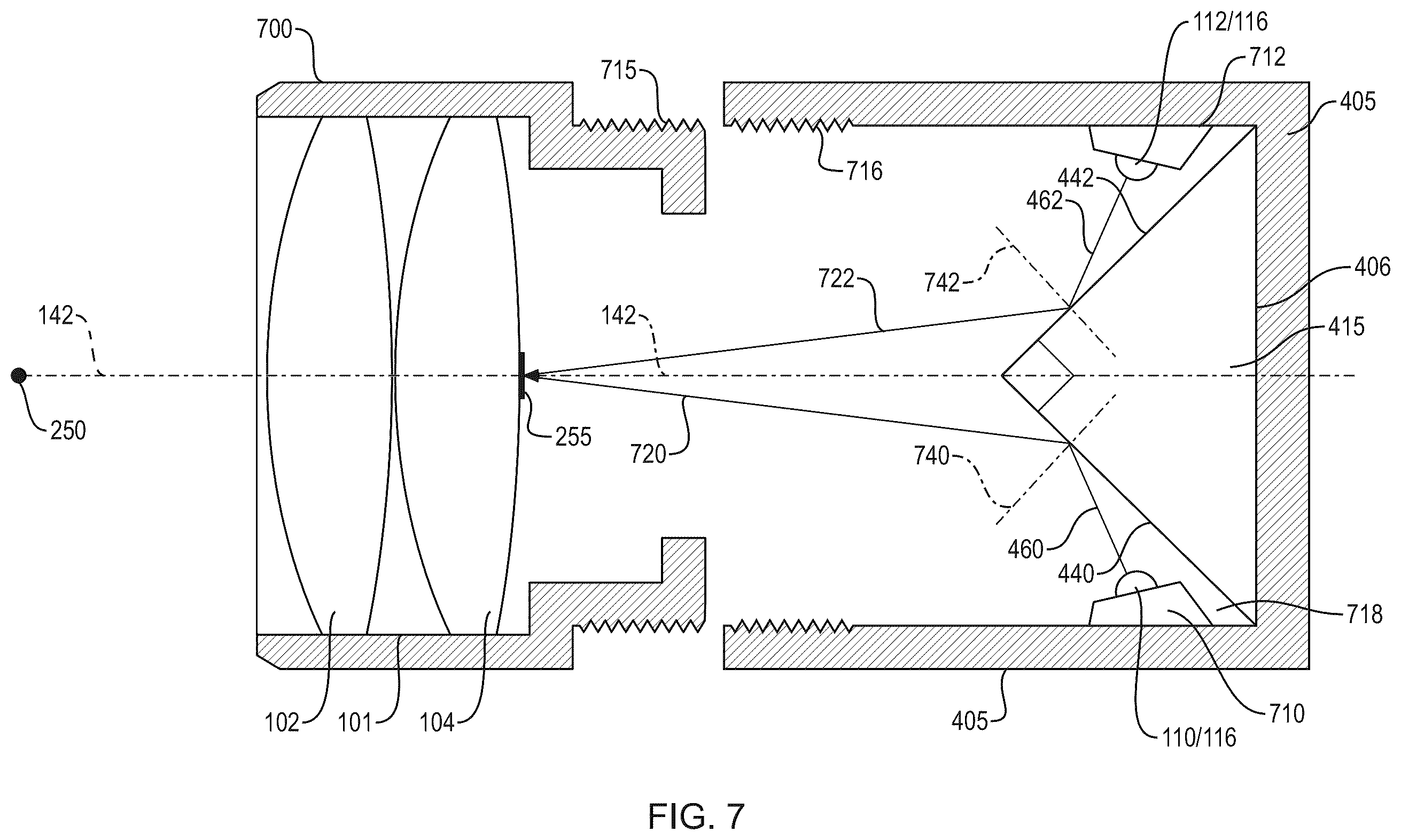 Patent US12591129 Figure 11 – Multiple light source configuration